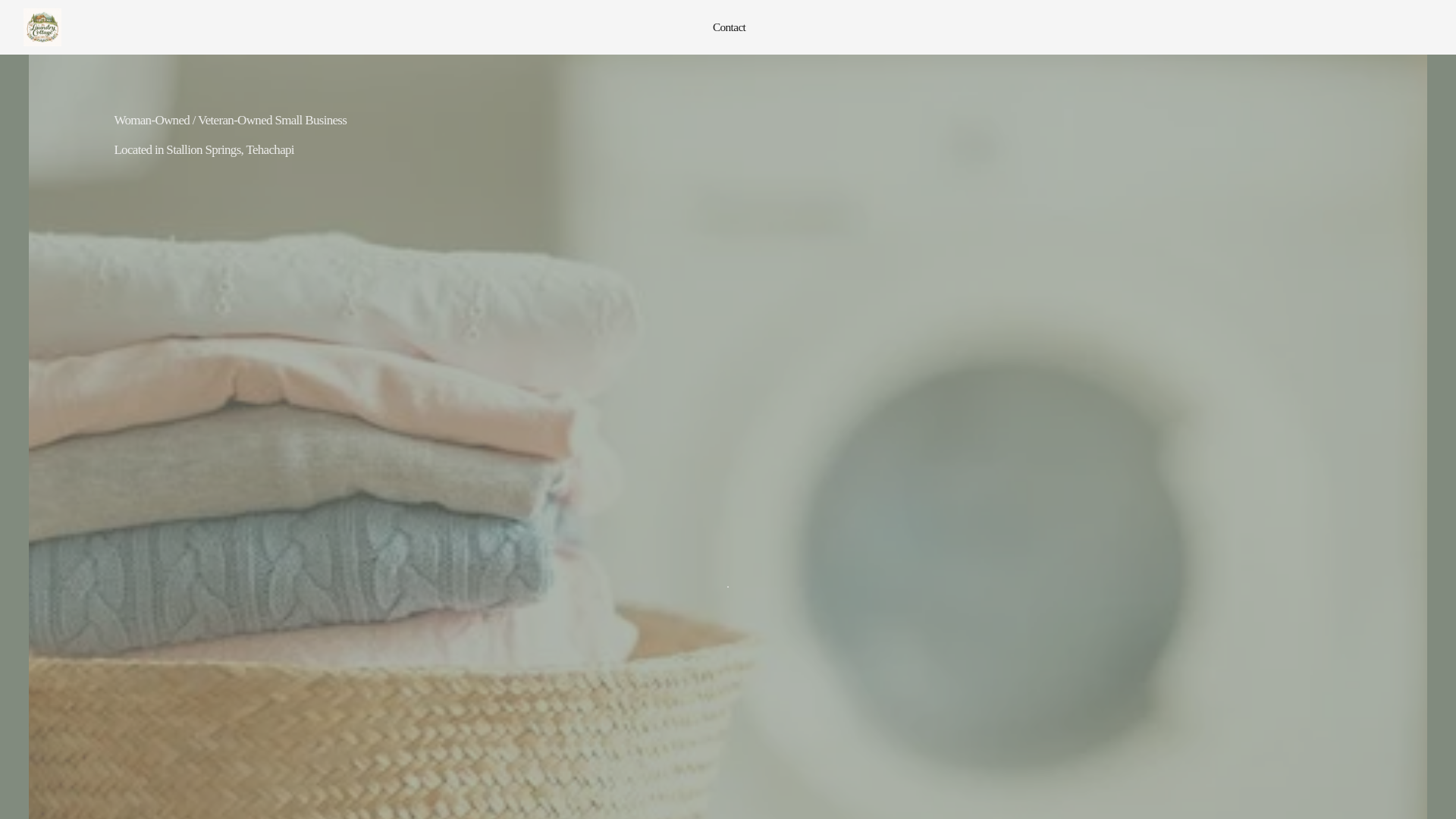 website screenshot of https://the-laundry-cottage.com/