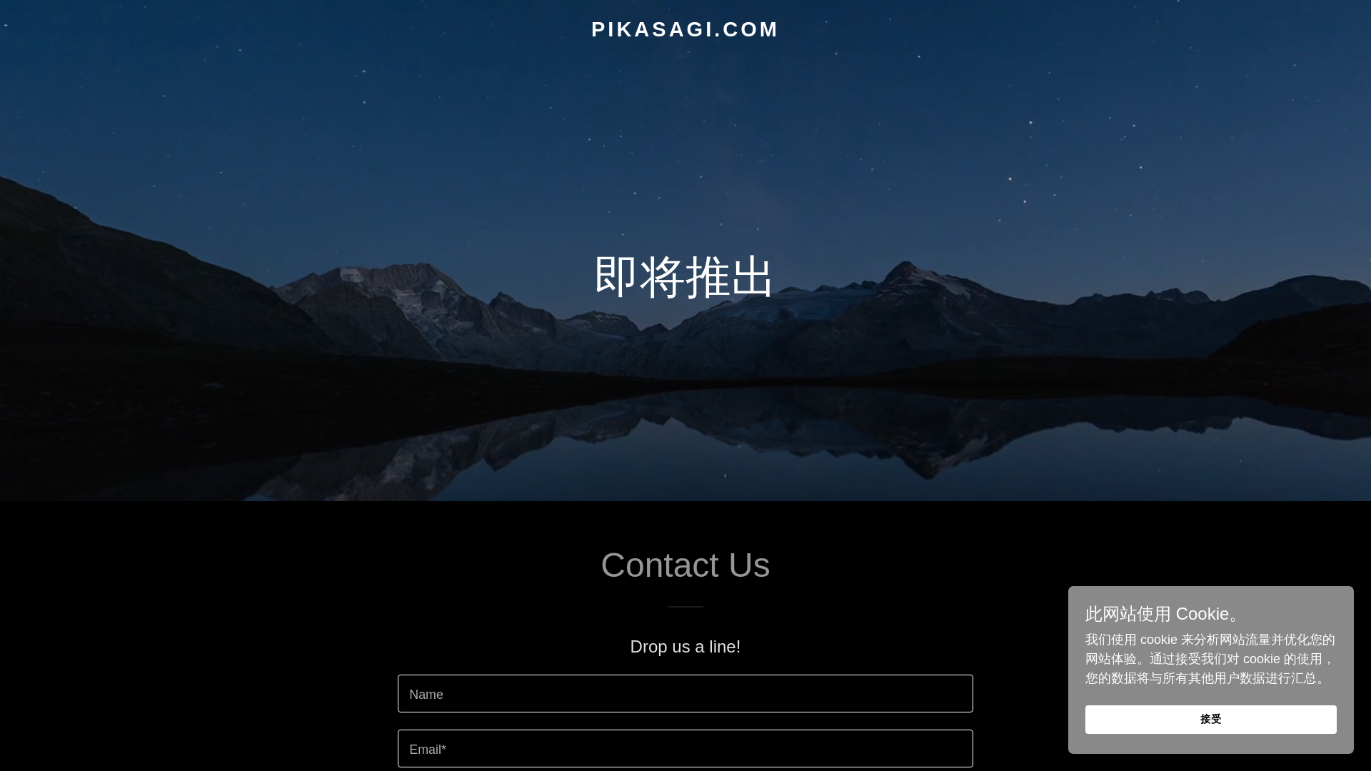 website screenshot of https://pikasagi.com/