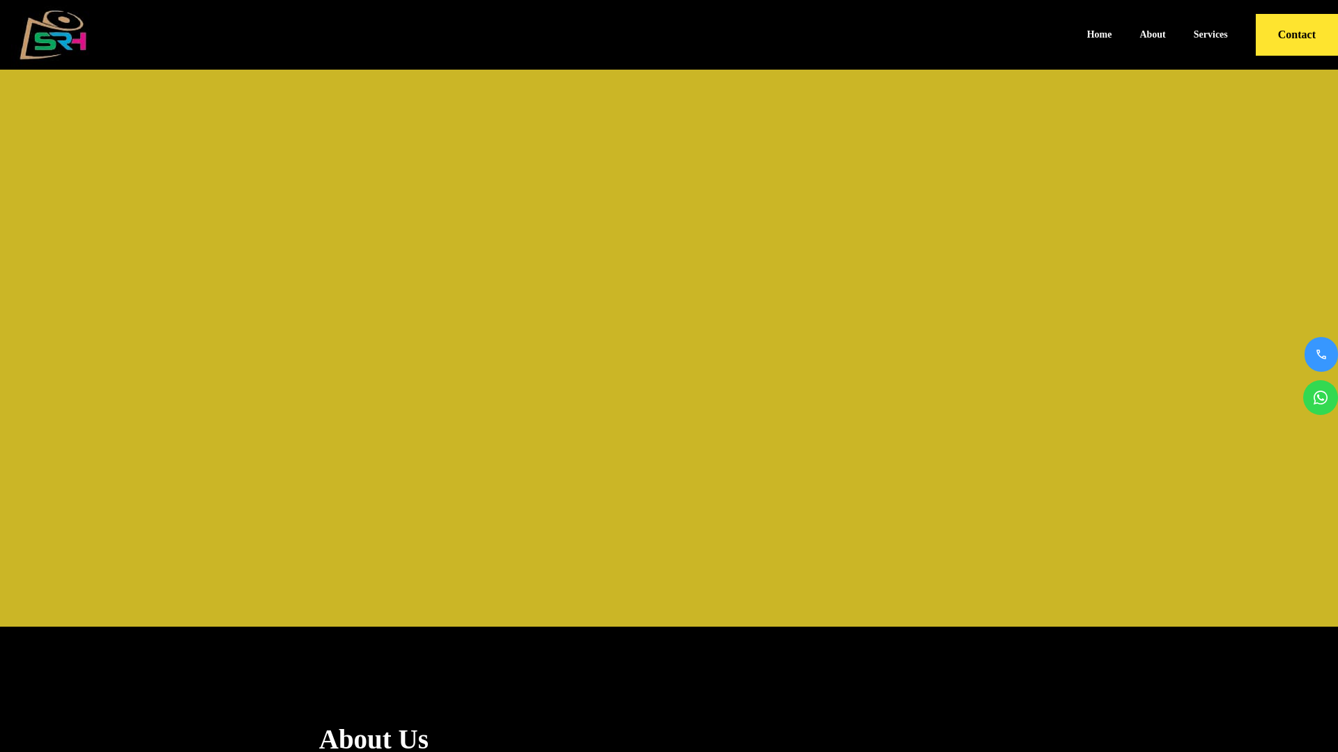 website screenshot of https://srh-enterprises.com