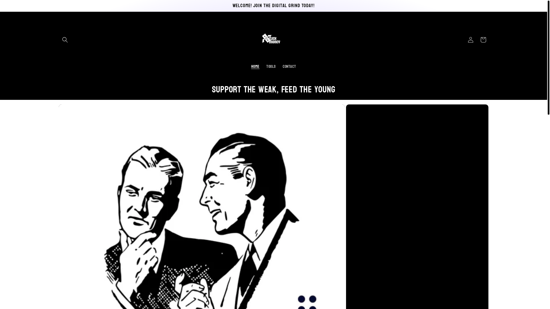 website screenshot of https://clickmoneyco.com/