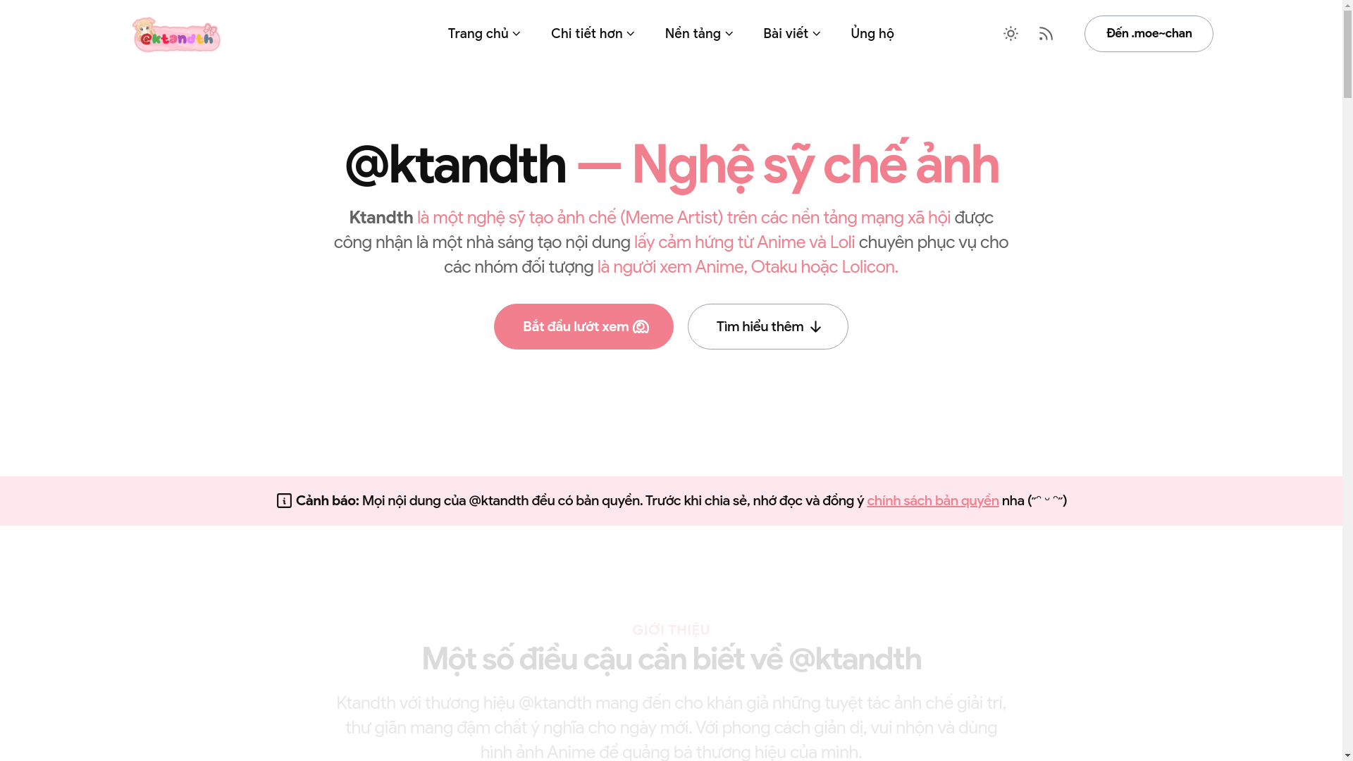 website screenshot of https://ktandth.pages.dev/