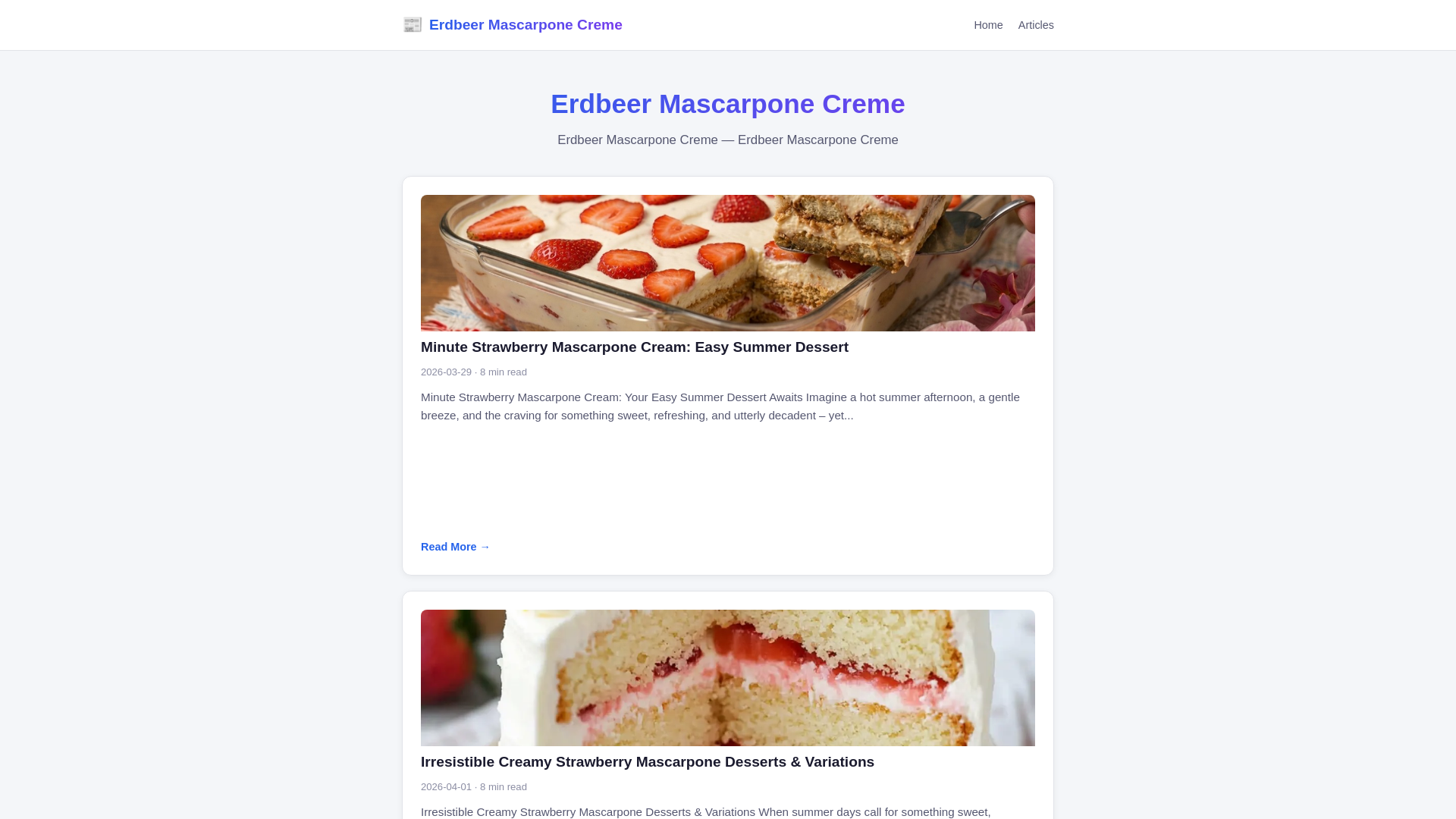 website screenshot of https://erdbeer-mascarpone-creme.pages.dev/