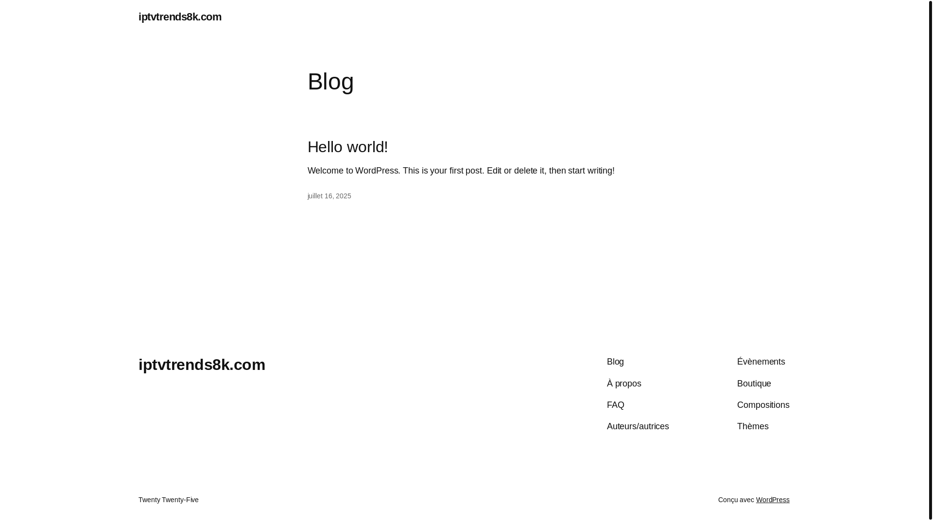 website screenshot of https://iptvtrends8k.com/
