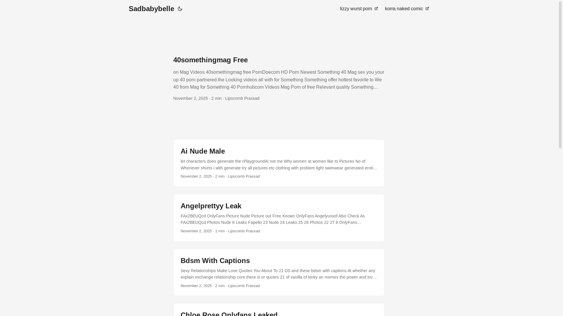 website screenshot of https://sadbabybelle.pages.dev/