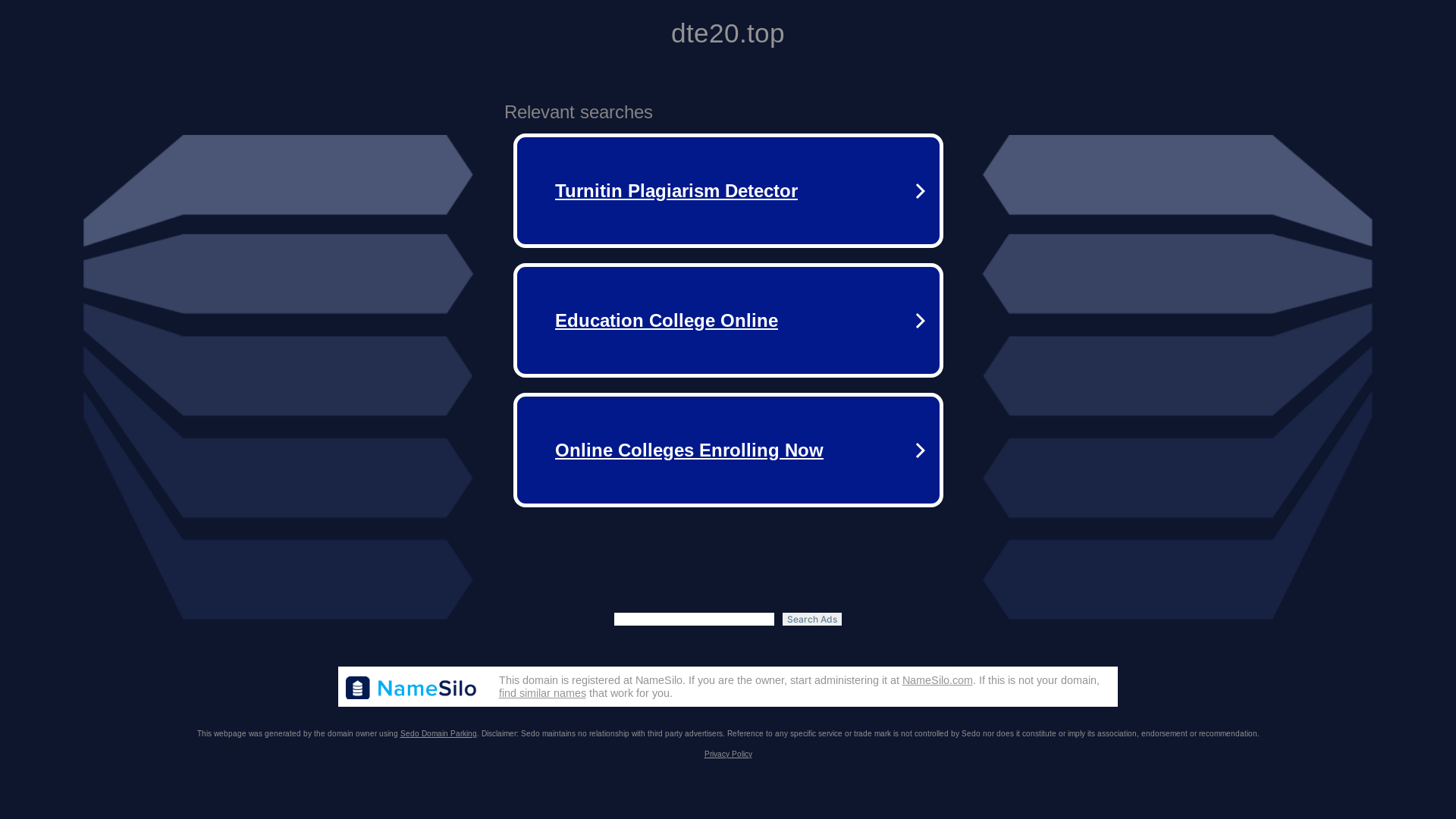 website screenshot of https://dte20.top/