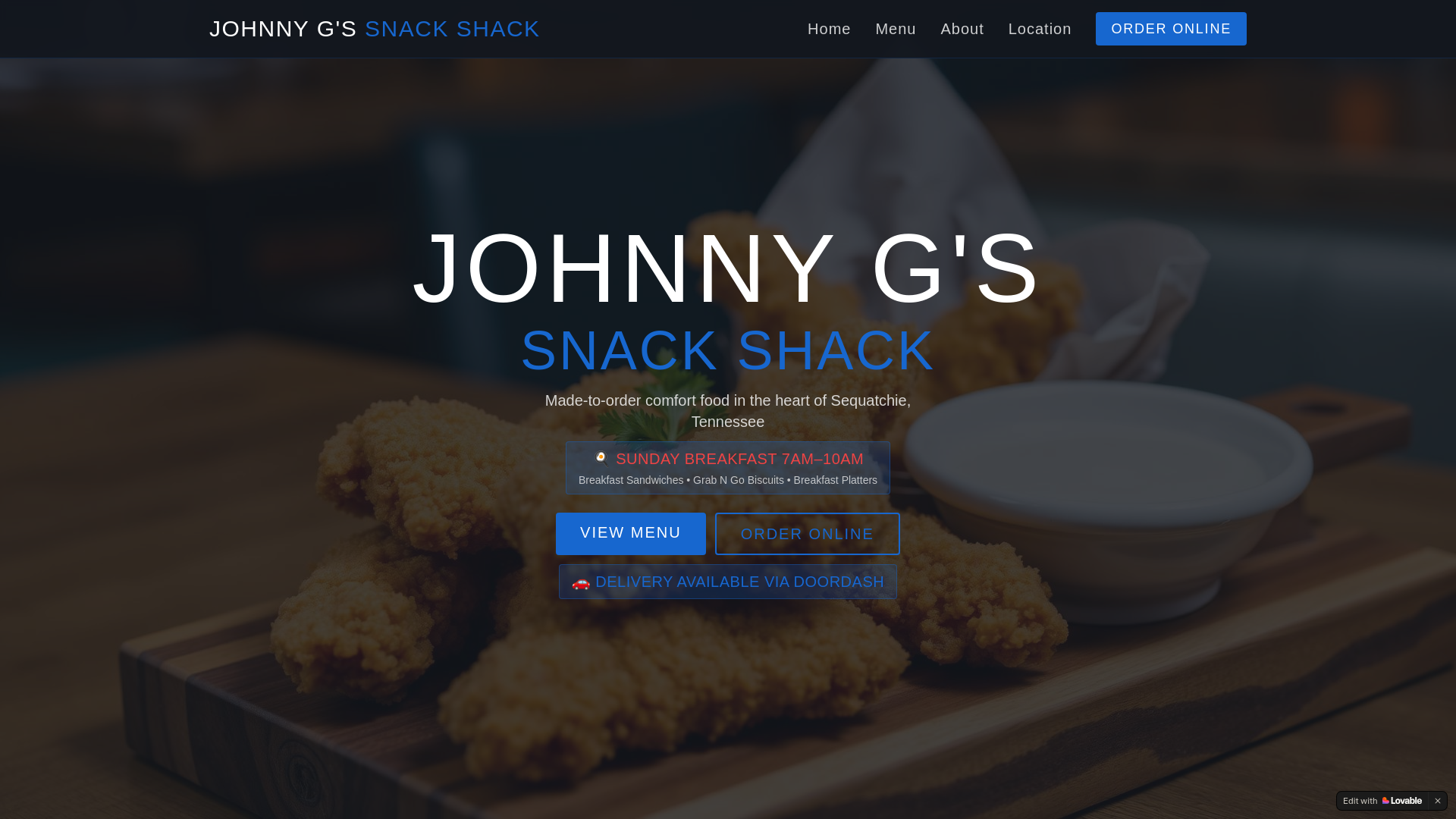 website screenshot of https://johnnygstn.com