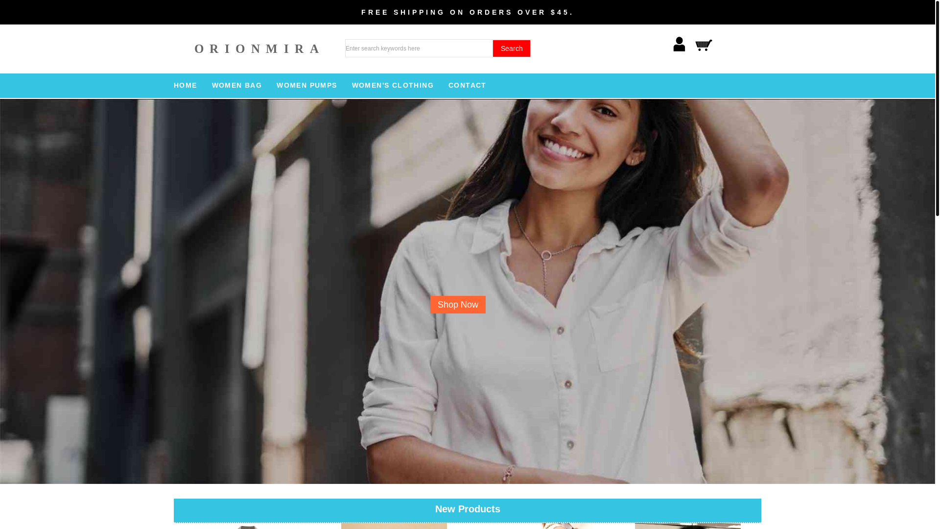 website screenshot of https://orionmira.top/