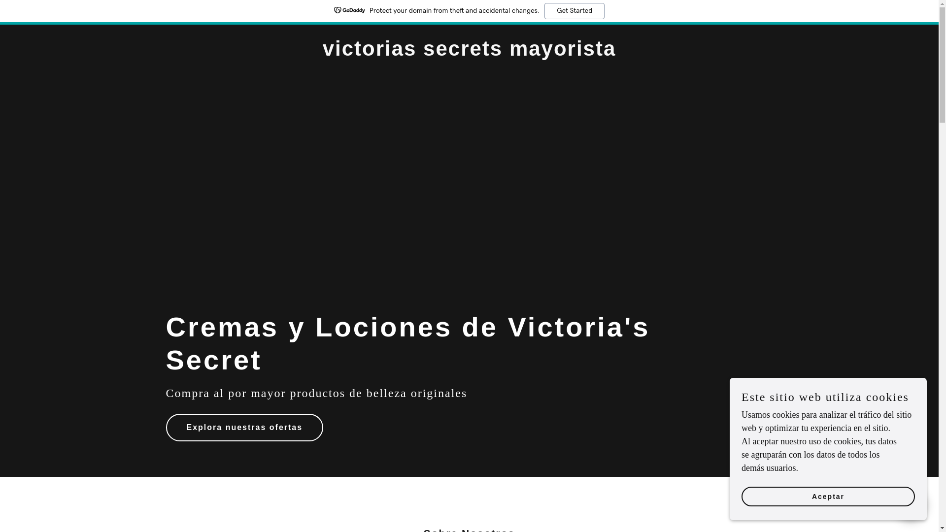 website screenshot of https://victoriassecret.lat/