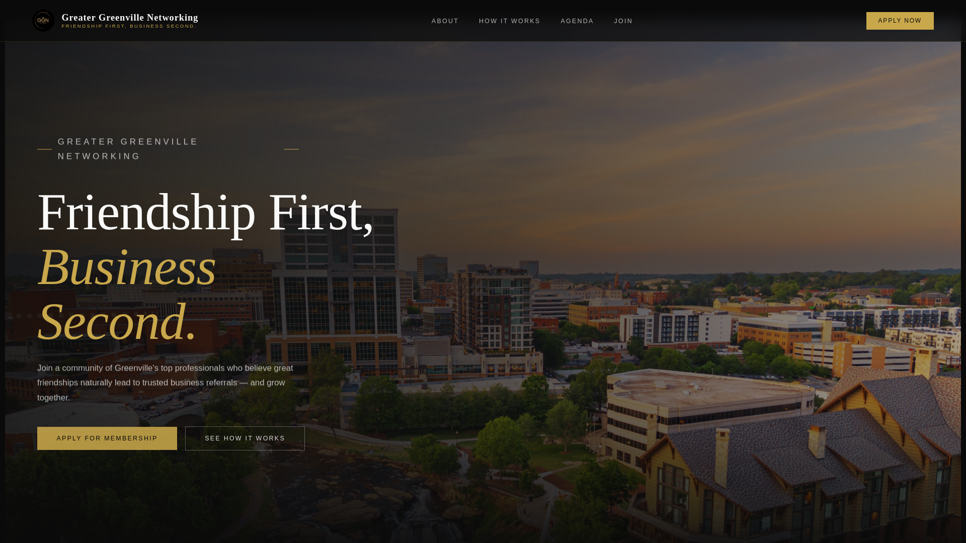 website screenshot of https://ggnetworking.net