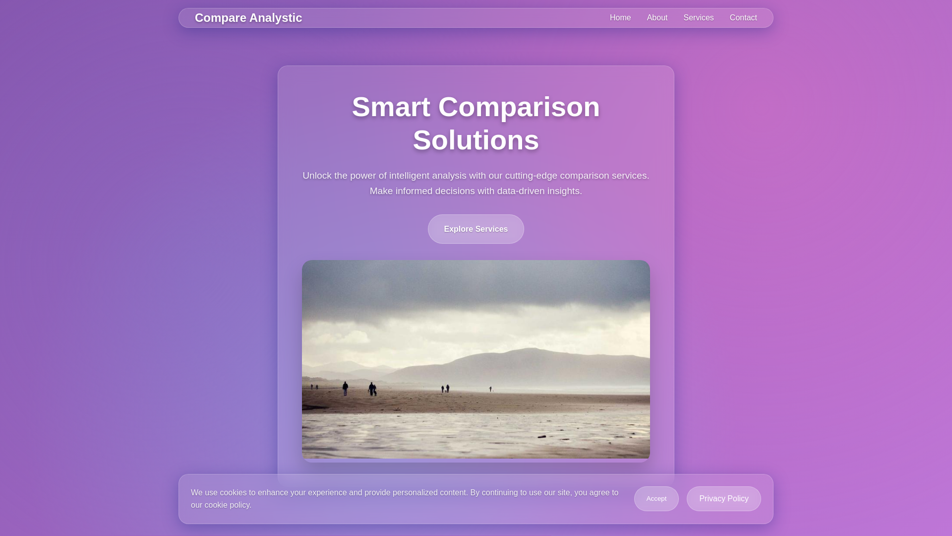 website screenshot of https://compareanalystic.shop/