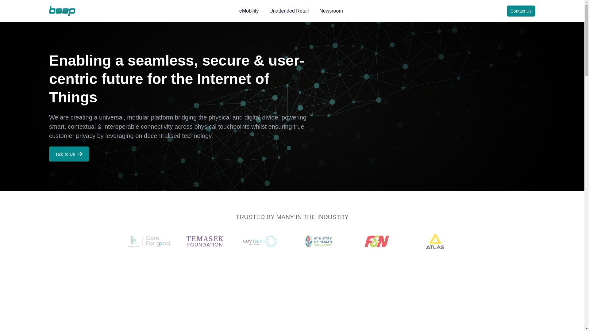 website screenshot of https://beep-landing-v2.pages.dev/