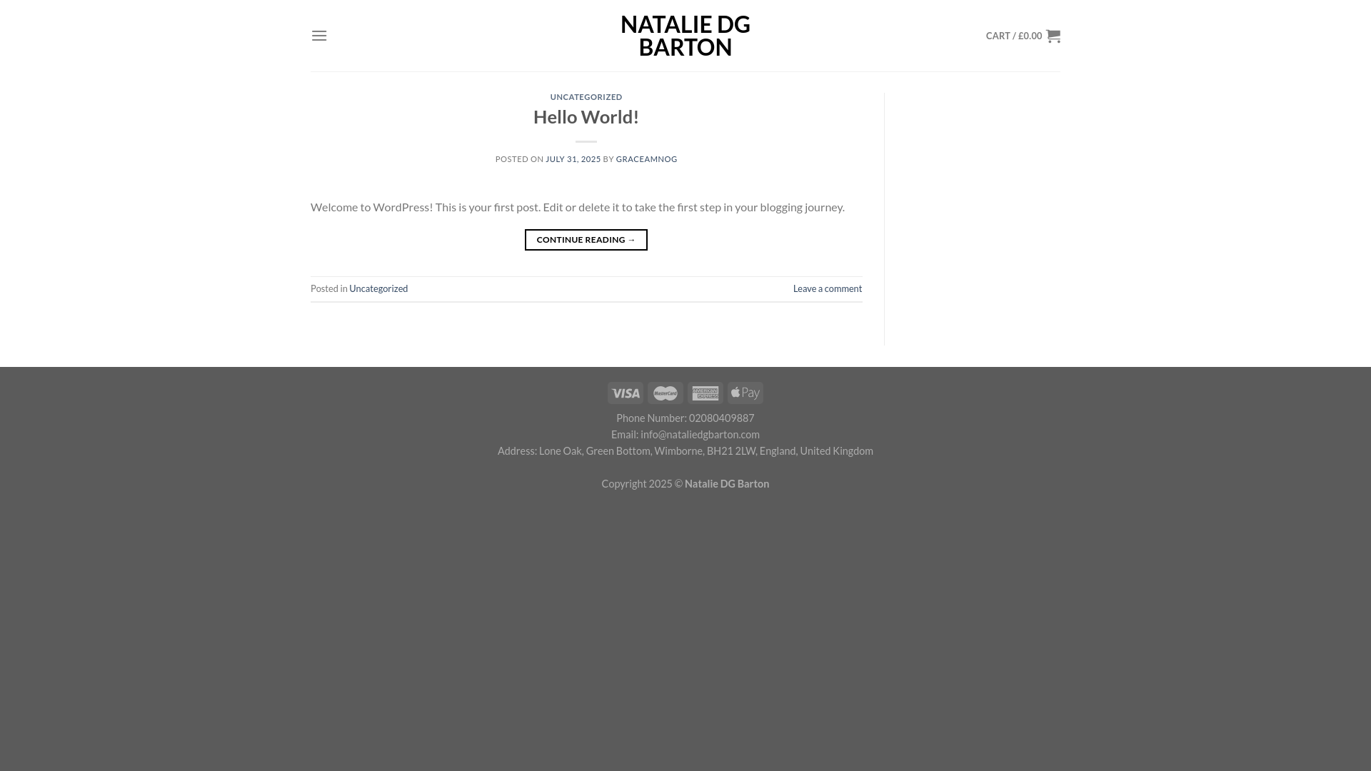 website screenshot of https://nataliedgbarton.com/