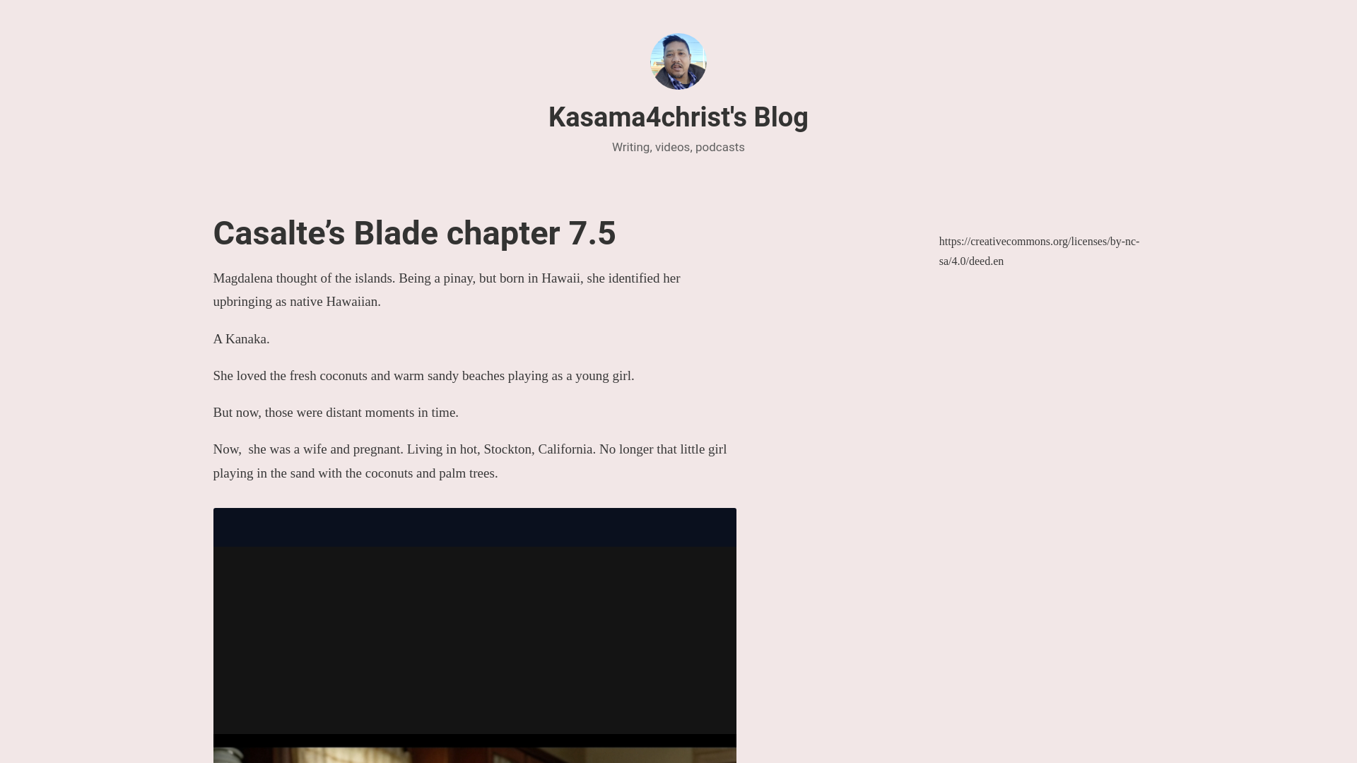 website screenshot of https://kasama4christ.com/