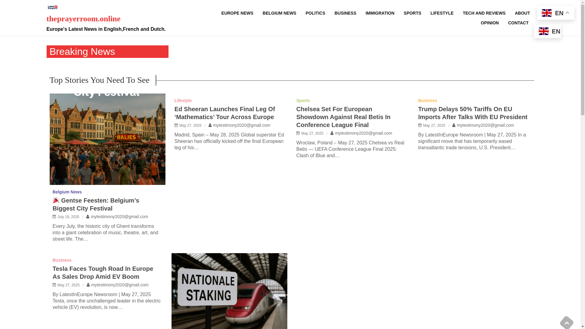 website screenshot of https://theprayerroom.online/