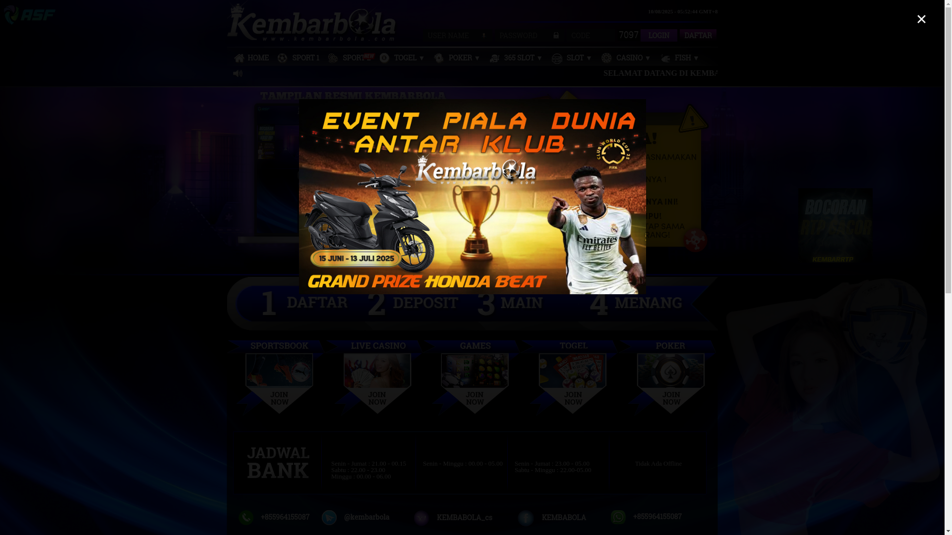 website screenshot of https://kembaryes.xyz/