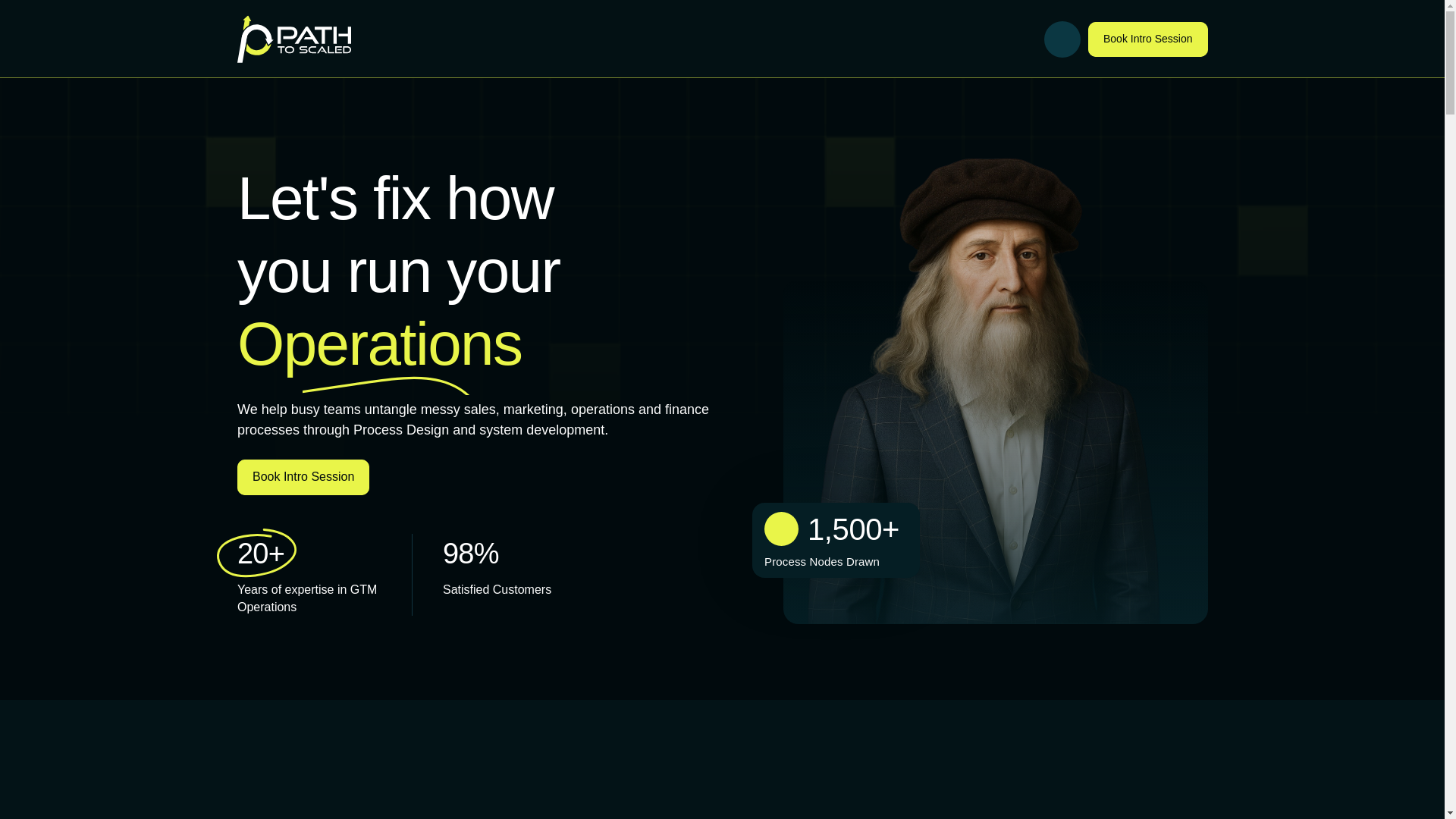 website screenshot of https://pathtoscaledhub.com/
