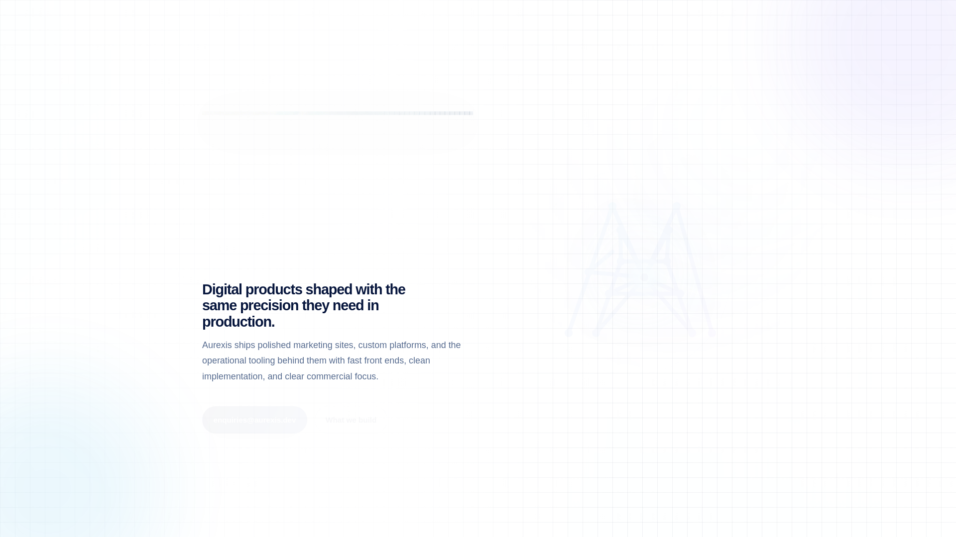 website screenshot of https://aurexis.dev/
