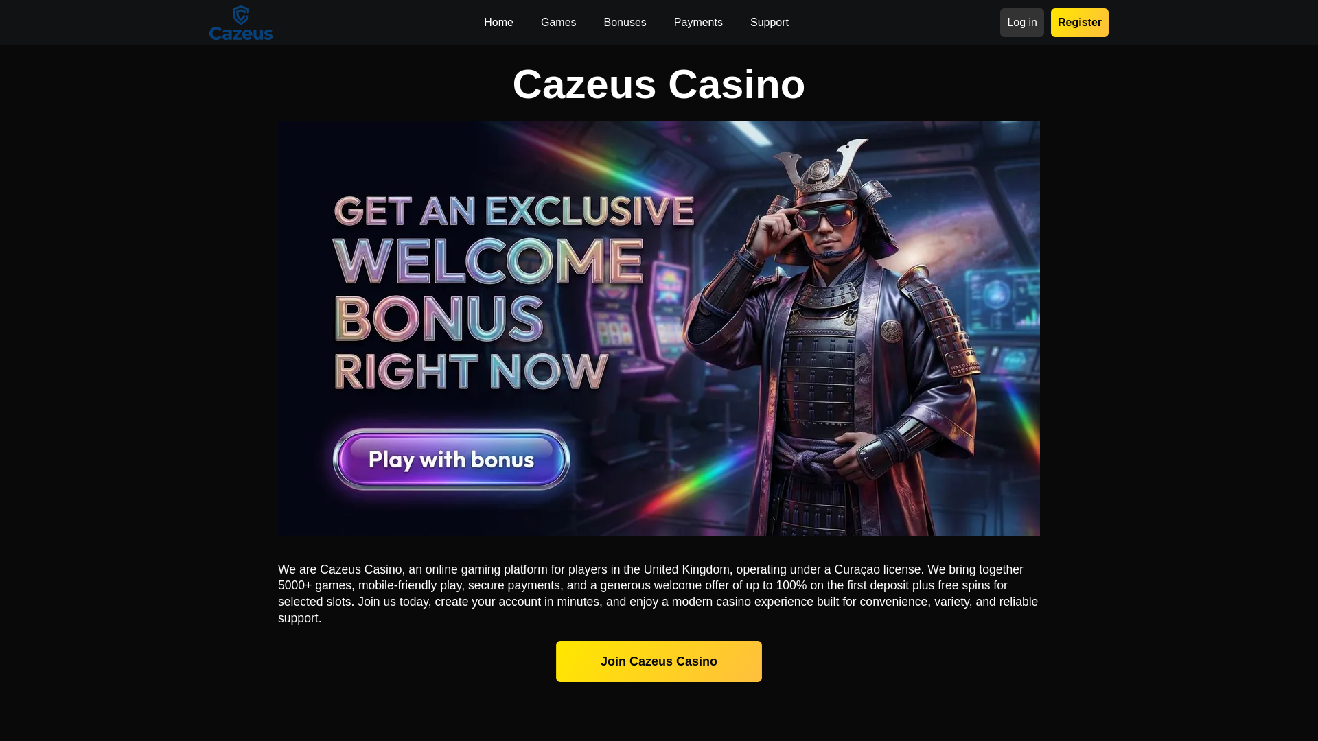 website screenshot of https://cazeuspl-com-55127.pages.dev/