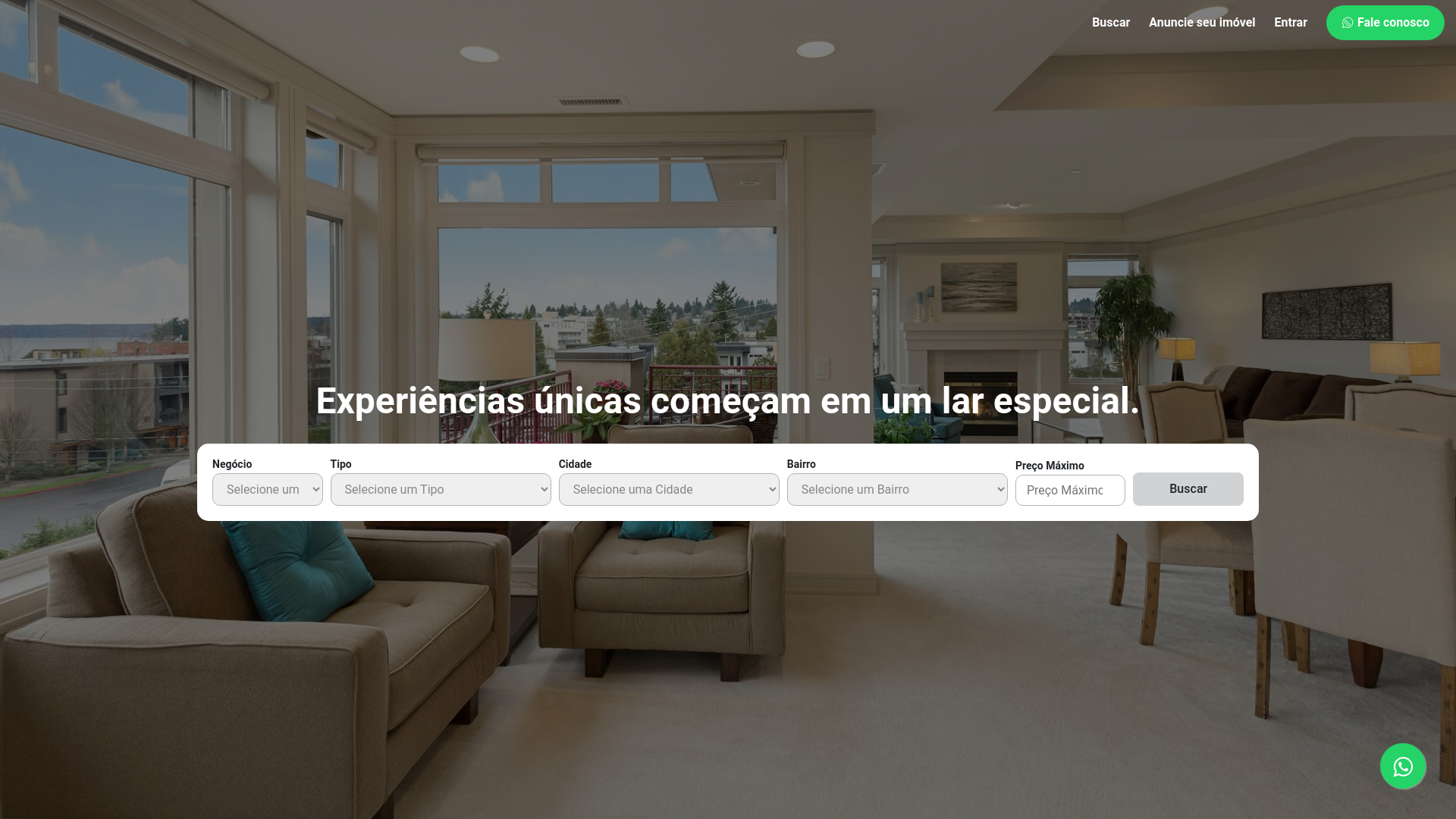 website screenshot of https://sergioaraujocorretor.com.br