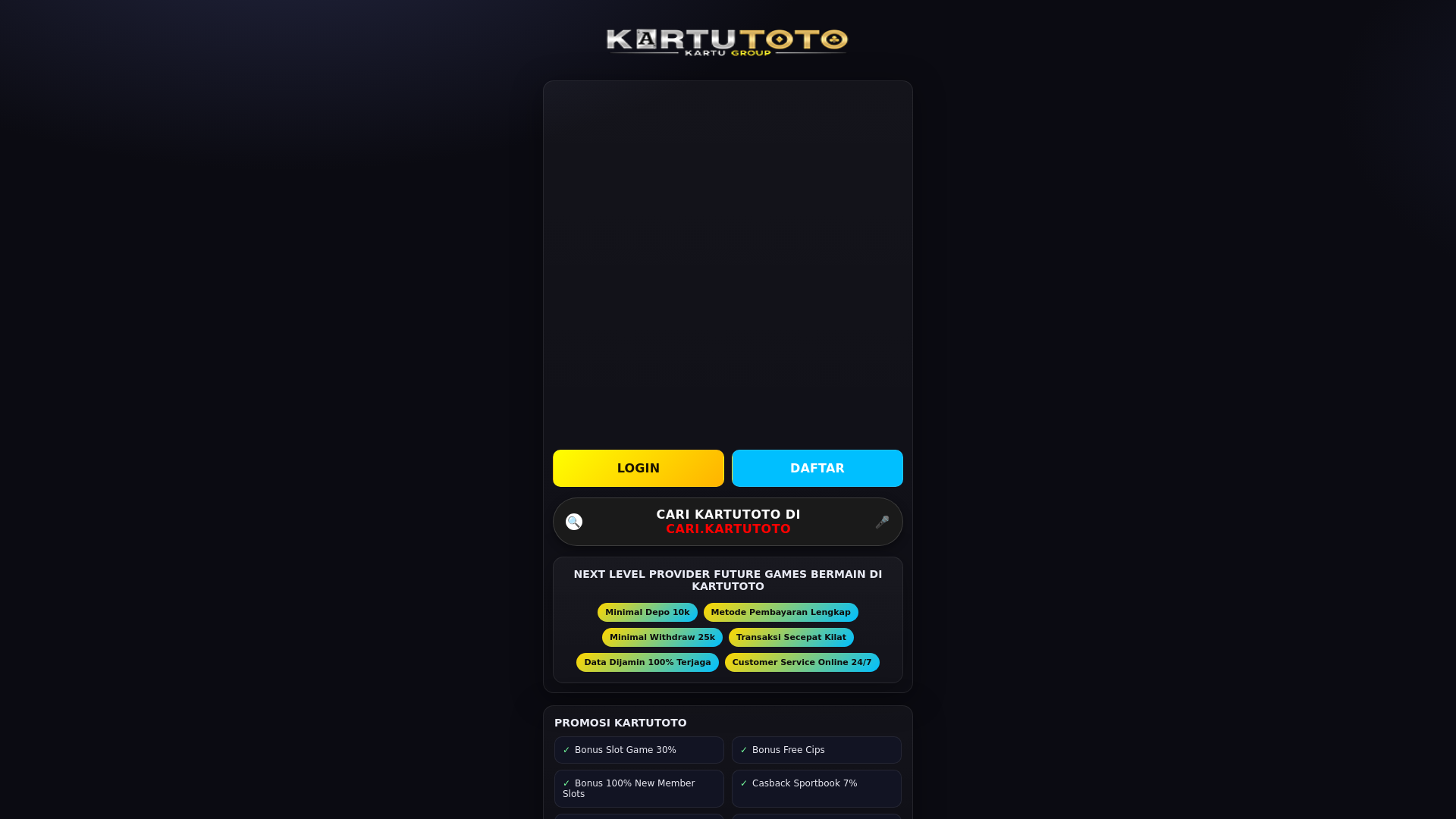 website screenshot of https://kartutoto-onlinemodibazar-pages.pages.dev/