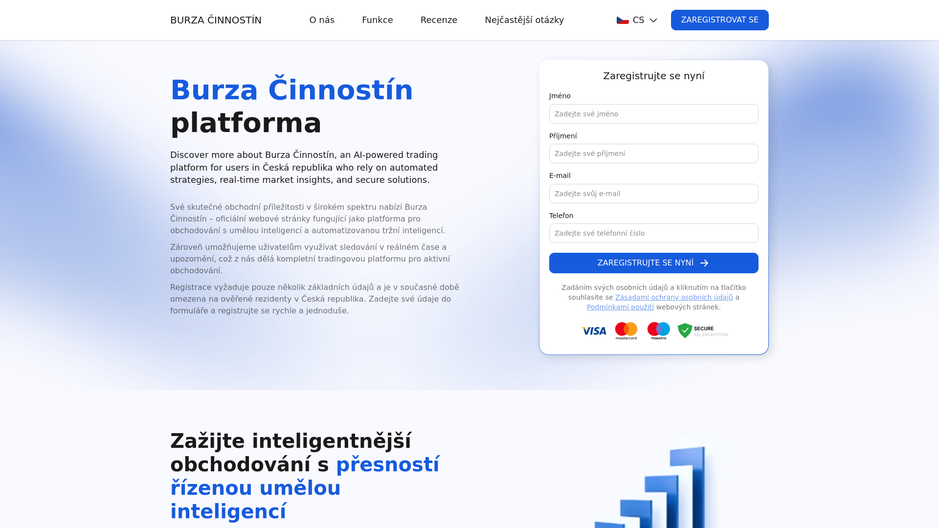 website screenshot of https://burza-cinnostin.com/