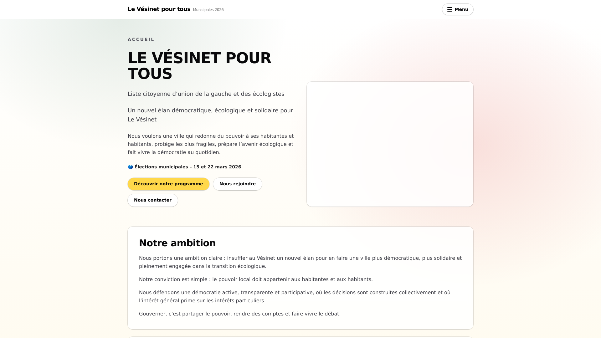 website screenshot of https://levesinetpourtous.com/