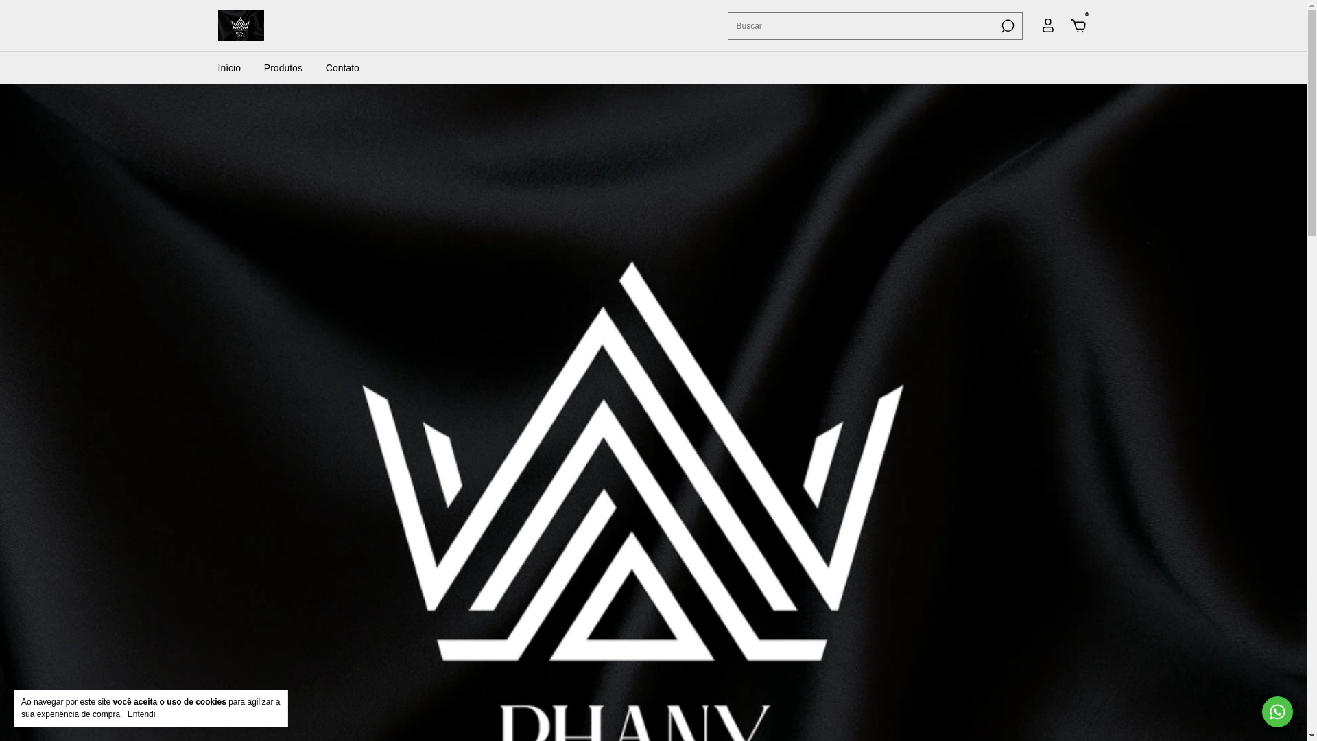 website screenshot of https://phanystore.com.br/