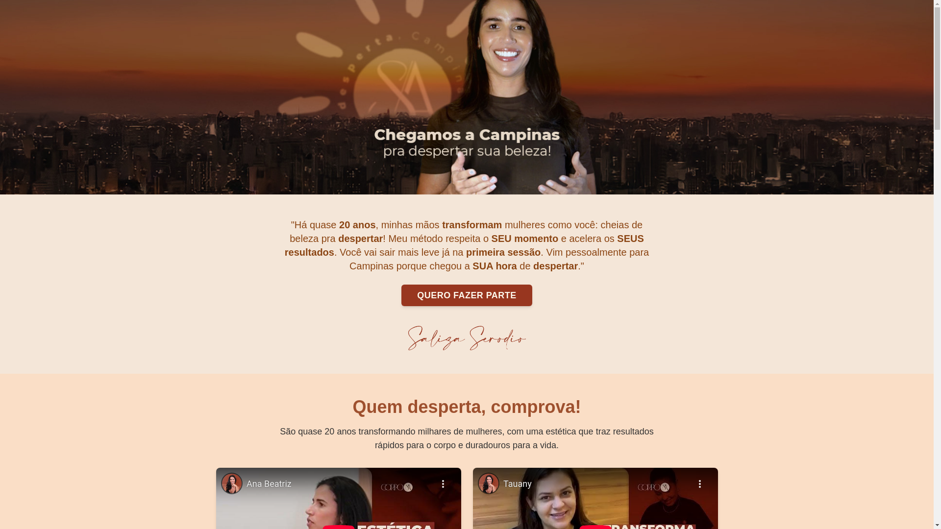 website screenshot of https://despertacampinas.com/