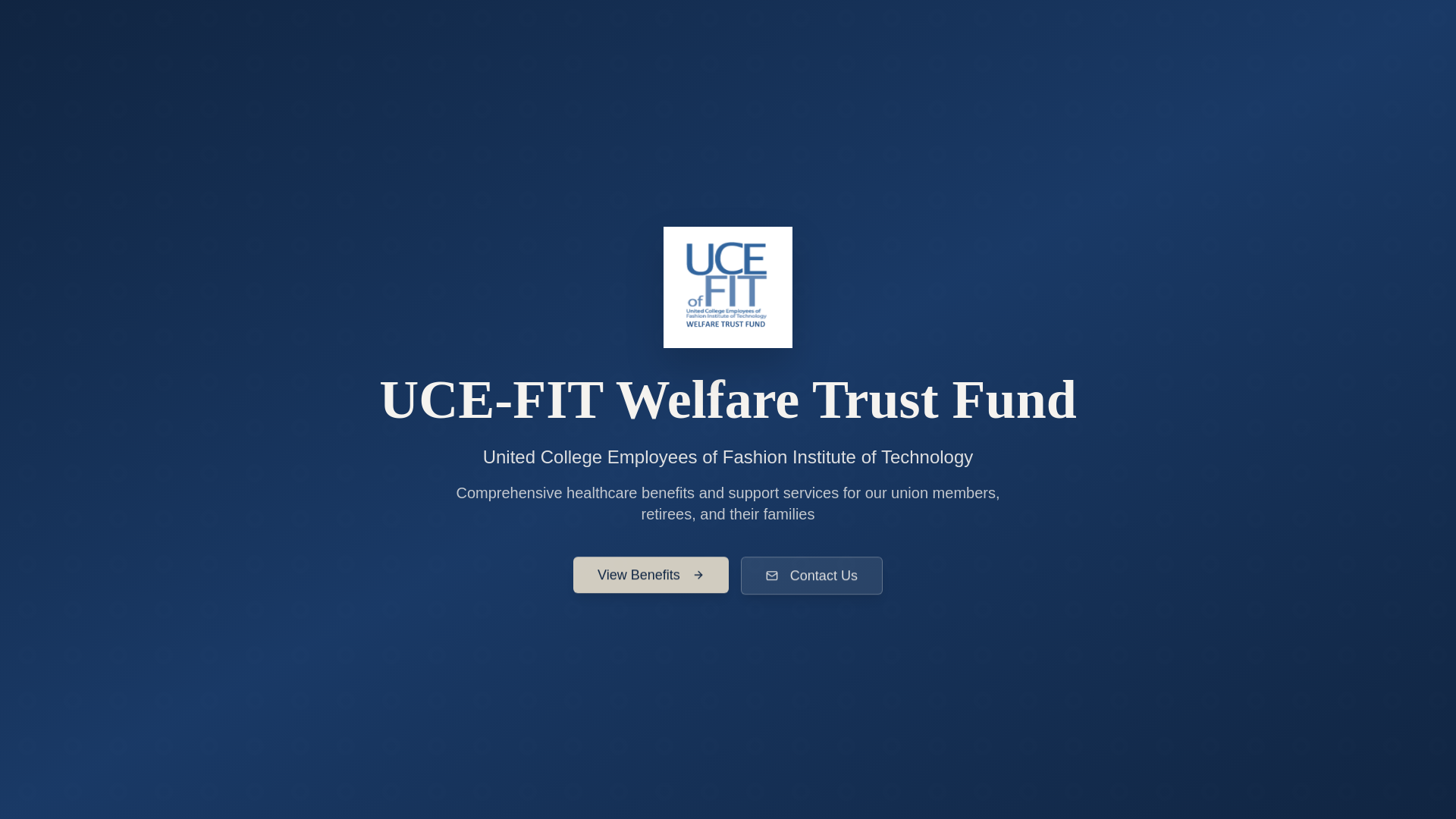 website screenshot of https://ucefitwelfaretrustfund.com/