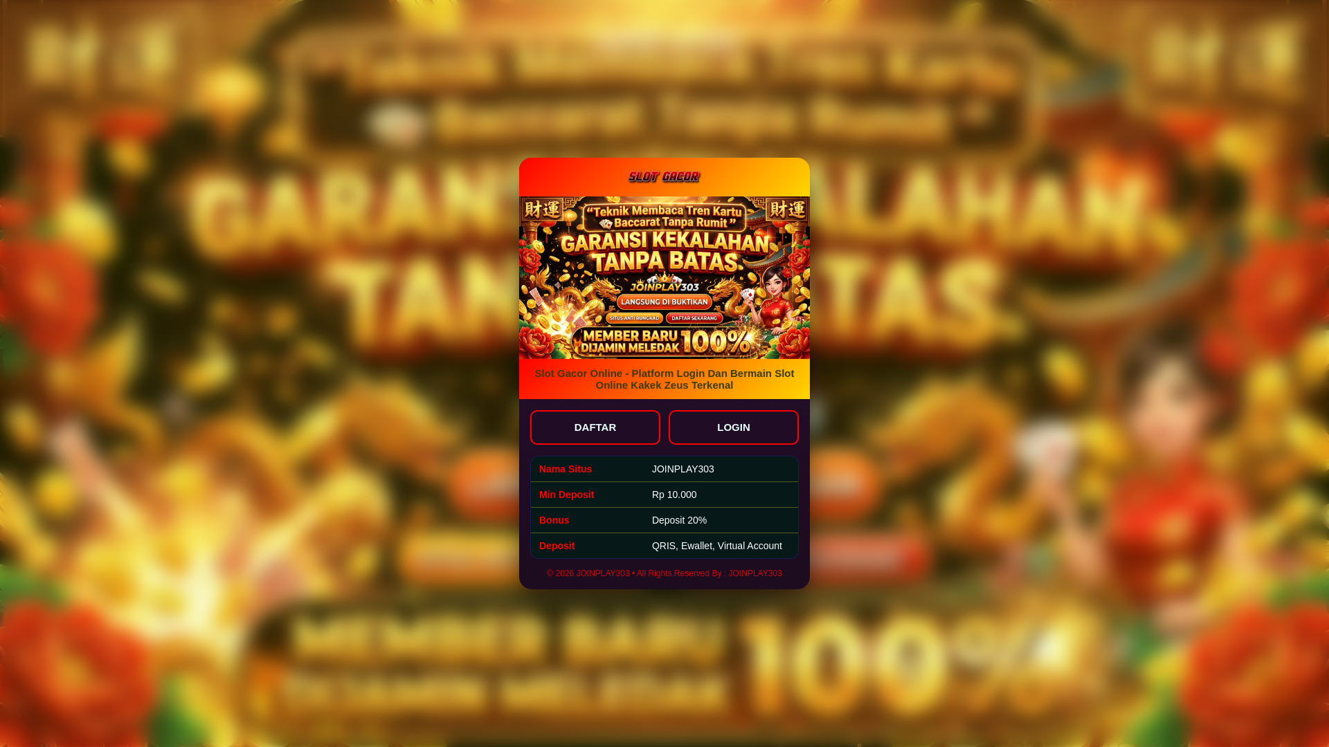 website screenshot of https://truemaint-gacor.pages.dev/