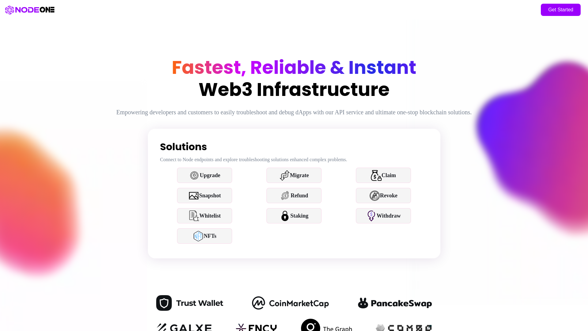 website screenshot of https://nodesol.sbs