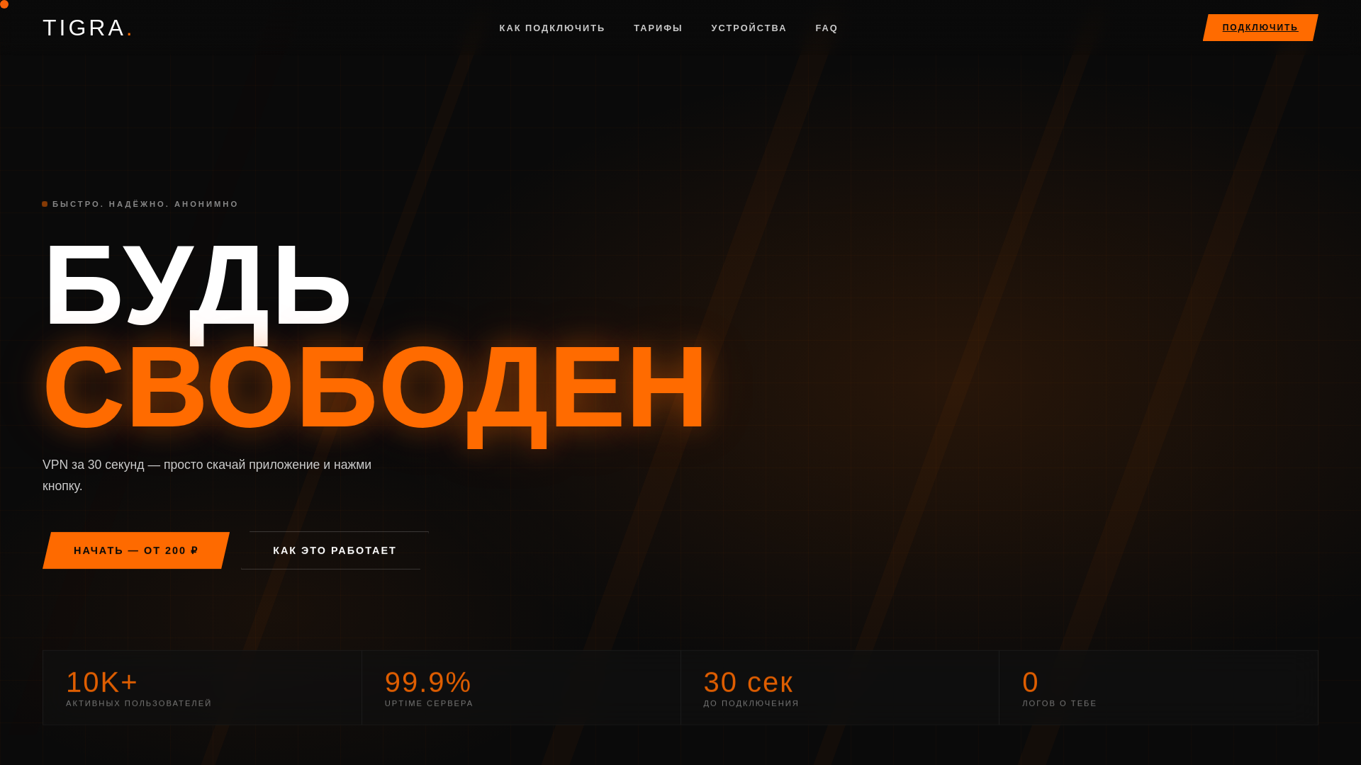 website screenshot of https://tigrapoint.ru/