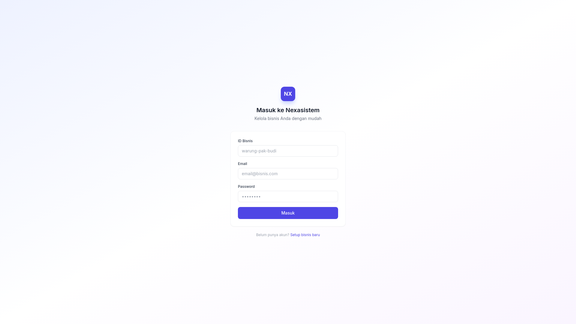 website screenshot of https://nexasistem-44p.pages.dev/