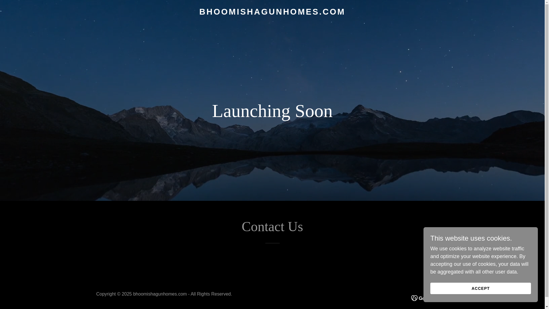 website screenshot of https://bhoomishagunhomes.com/