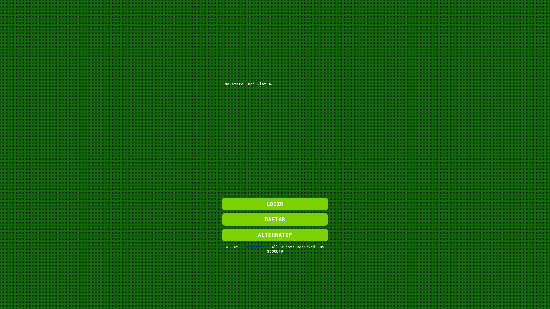 website screenshot of https://togelnekototo.pages.dev/