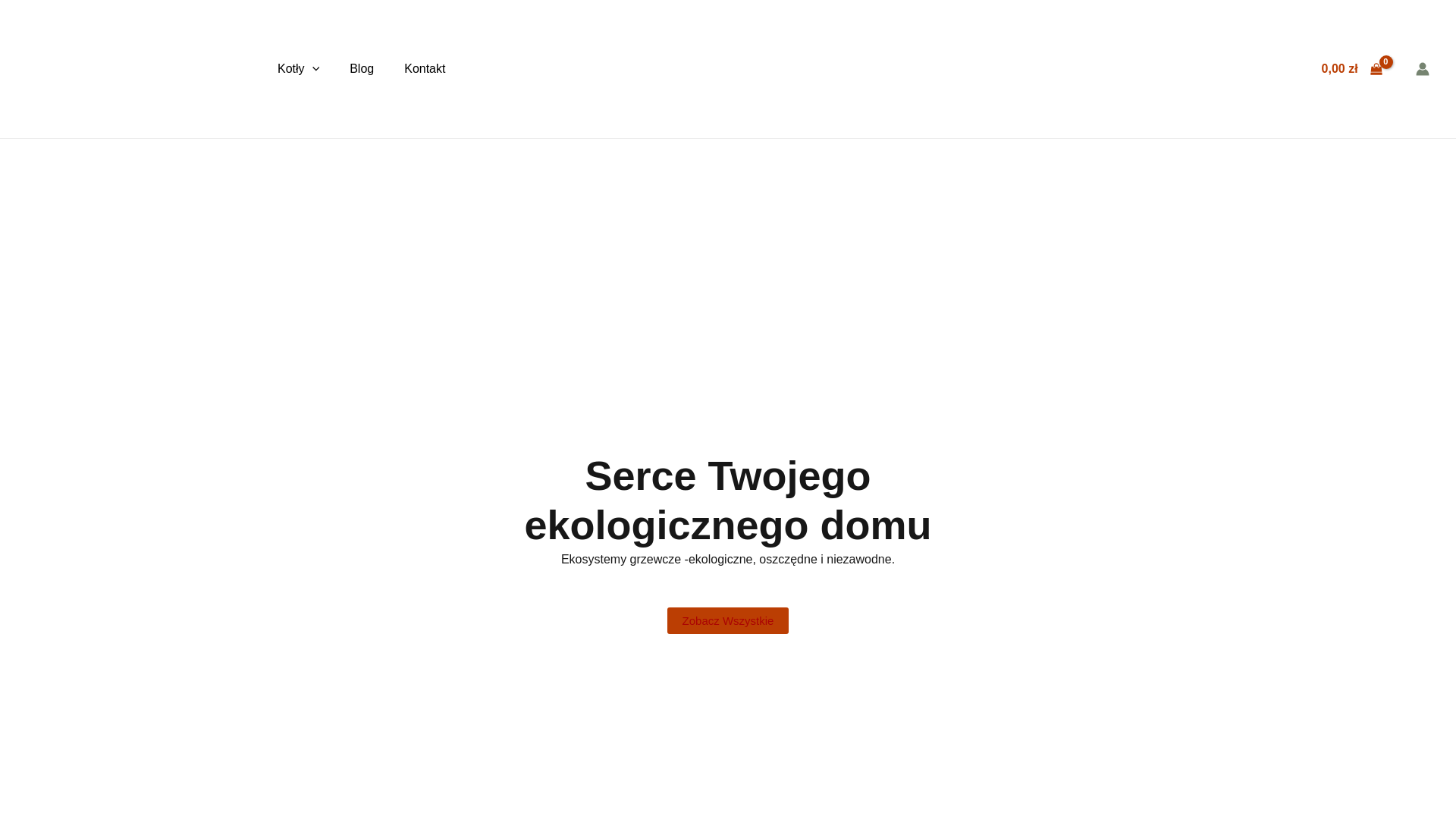 website screenshot of https://ekosystemygrzewcze.pl/