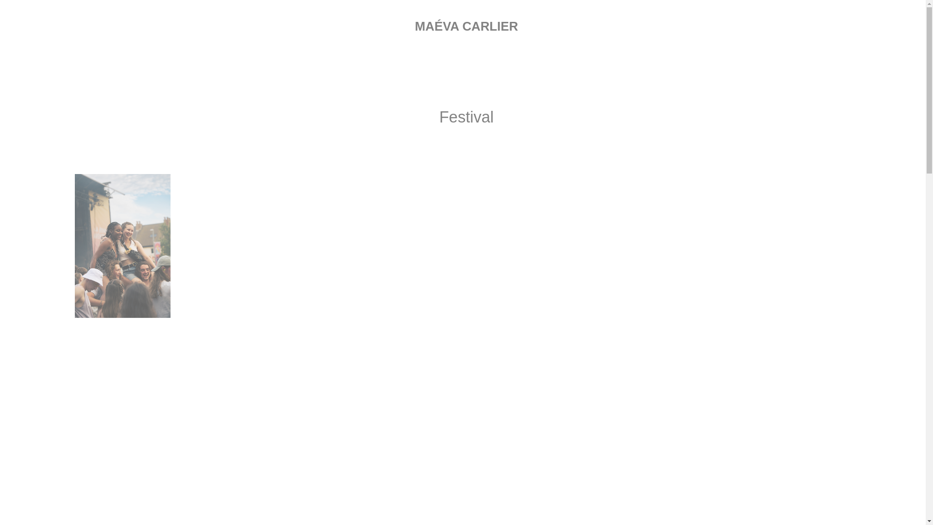 website screenshot of https://maevaphoto.com/