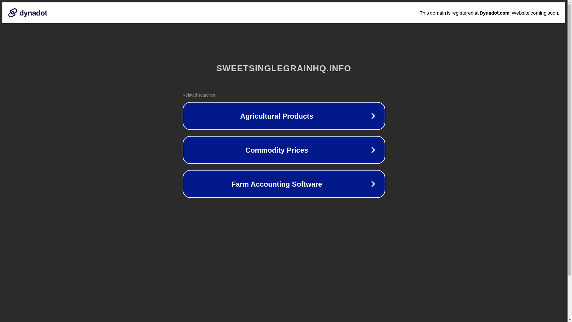 website screenshot of https://sweetsinglegrainhq.info/