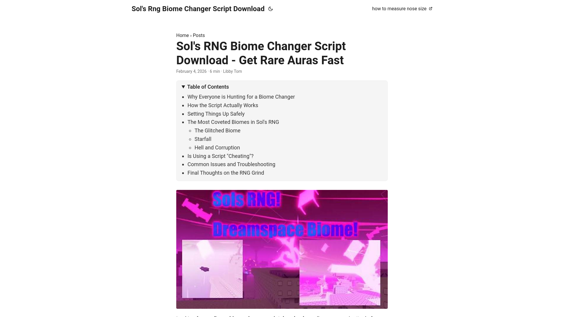 website screenshot of https://solsrngbiomechangerscriptdownload.pages.dev/