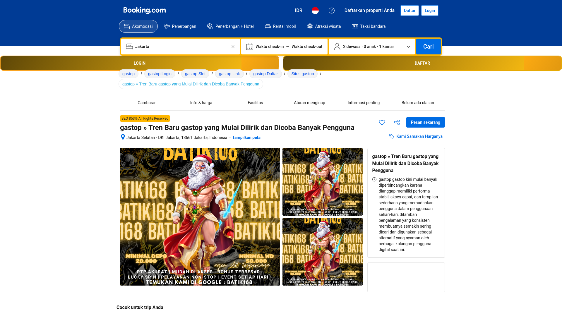 website screenshot of https://gastop.org