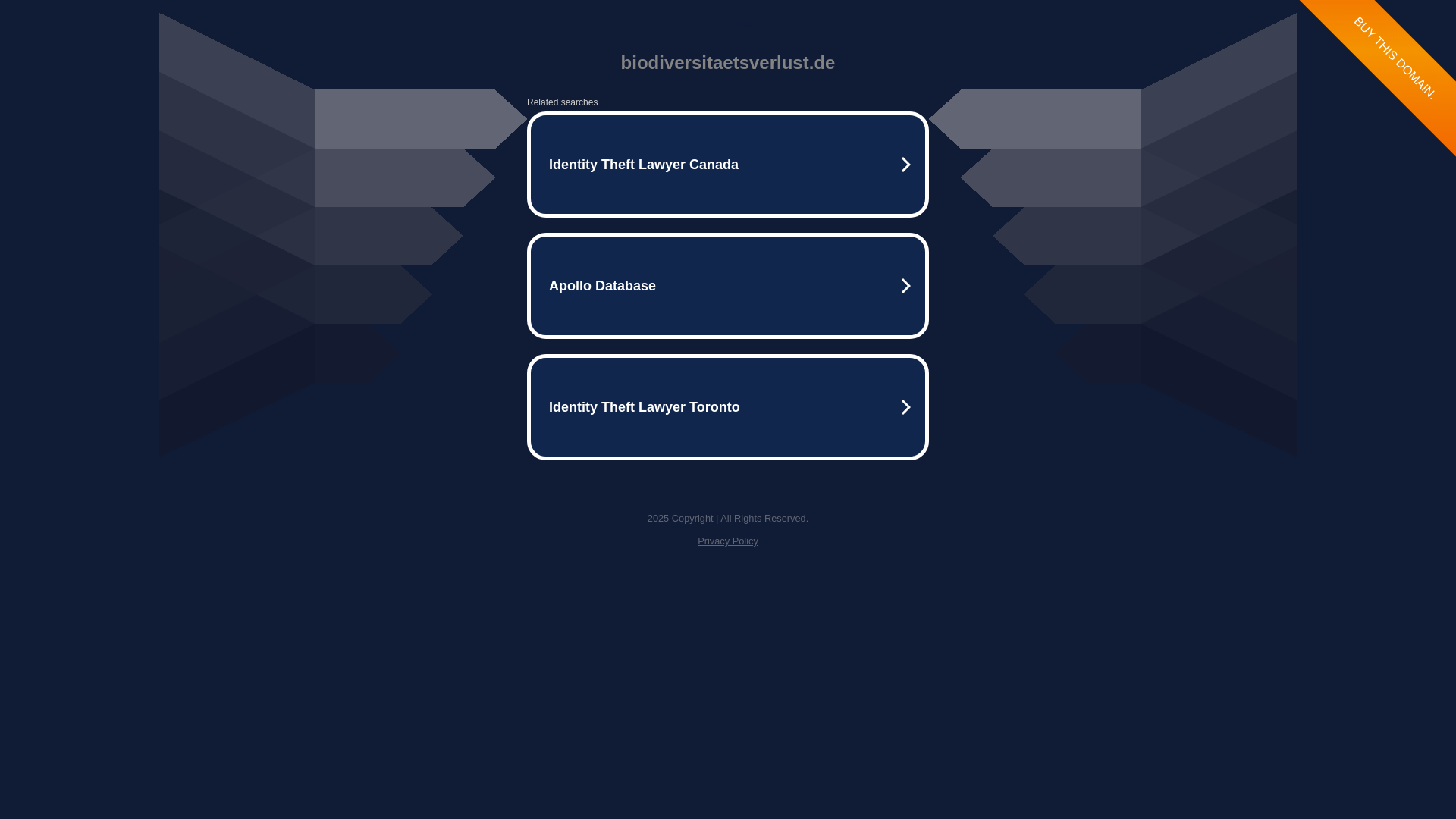 website screenshot of https://biodiversitaetsverlust.de/