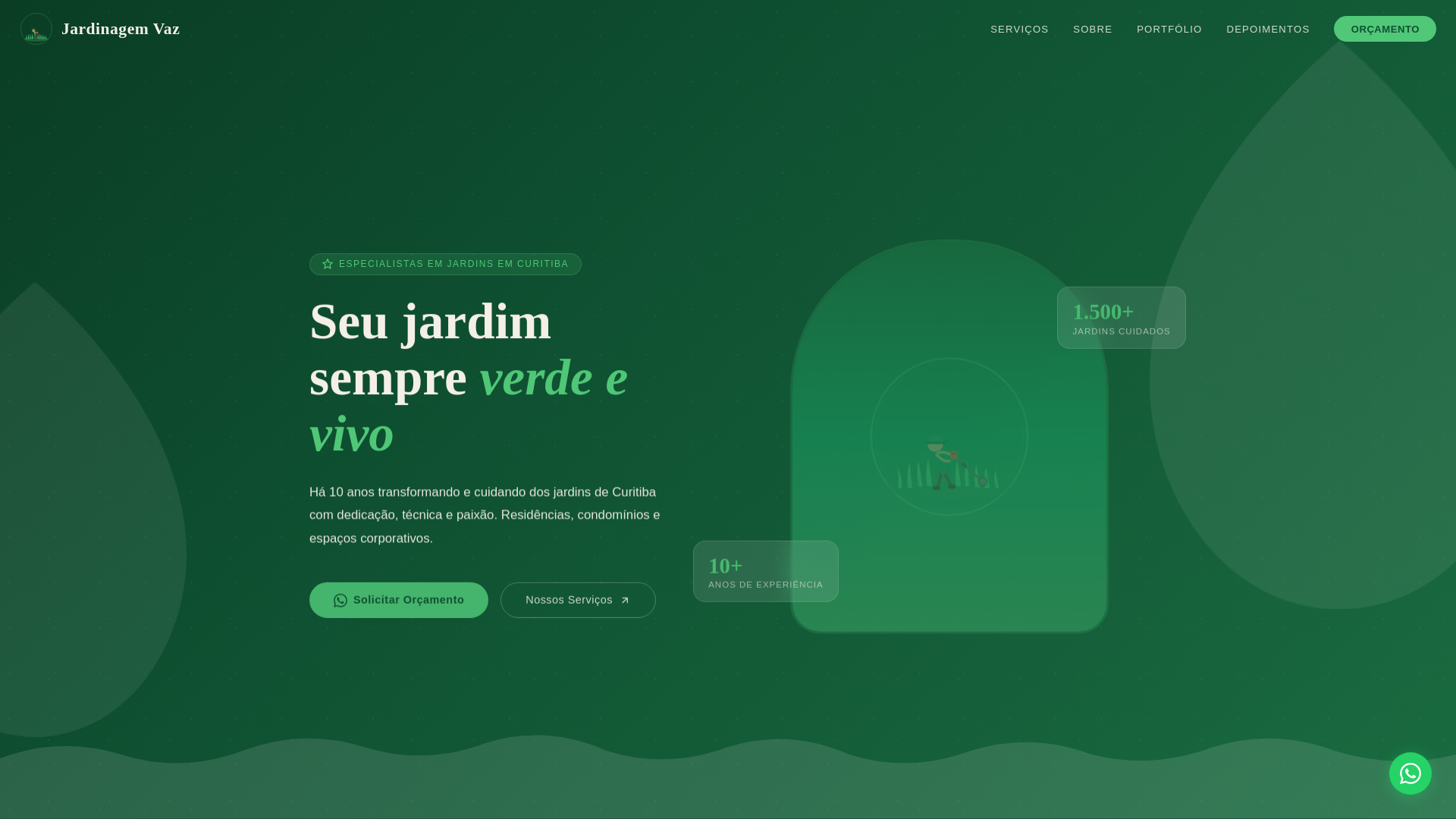 website screenshot of https://jardinagemvaz.pages.dev/