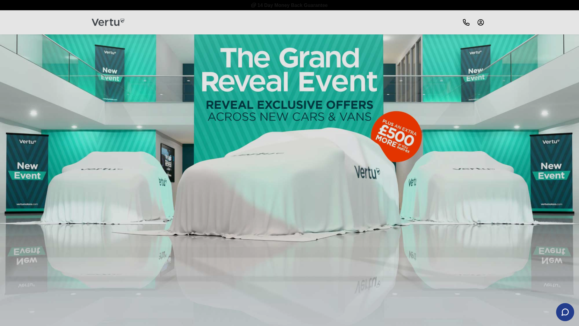 website screenshot of https://vertumotors.com/