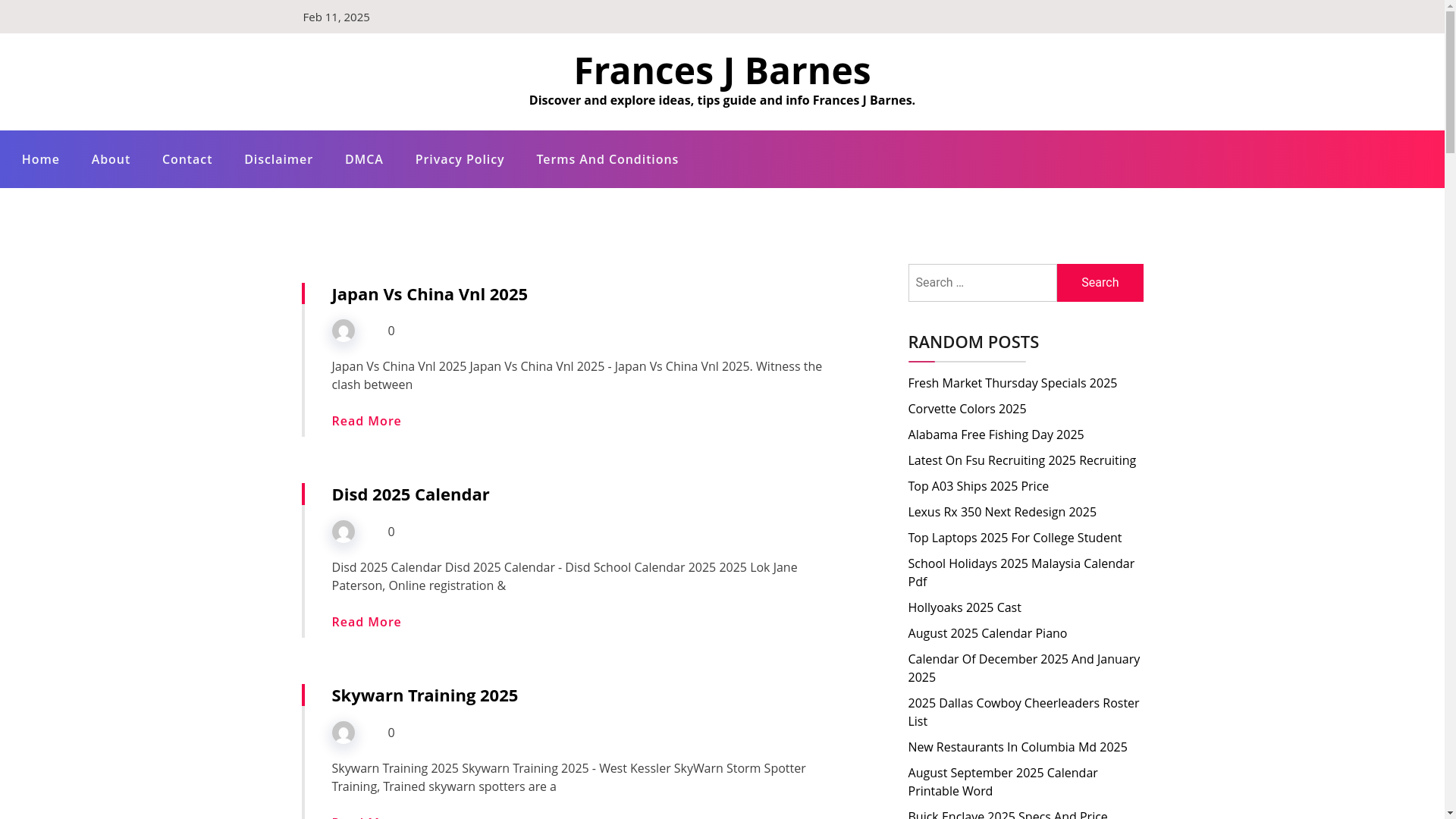 website screenshot of https://francesjbarnesl.pages.dev/