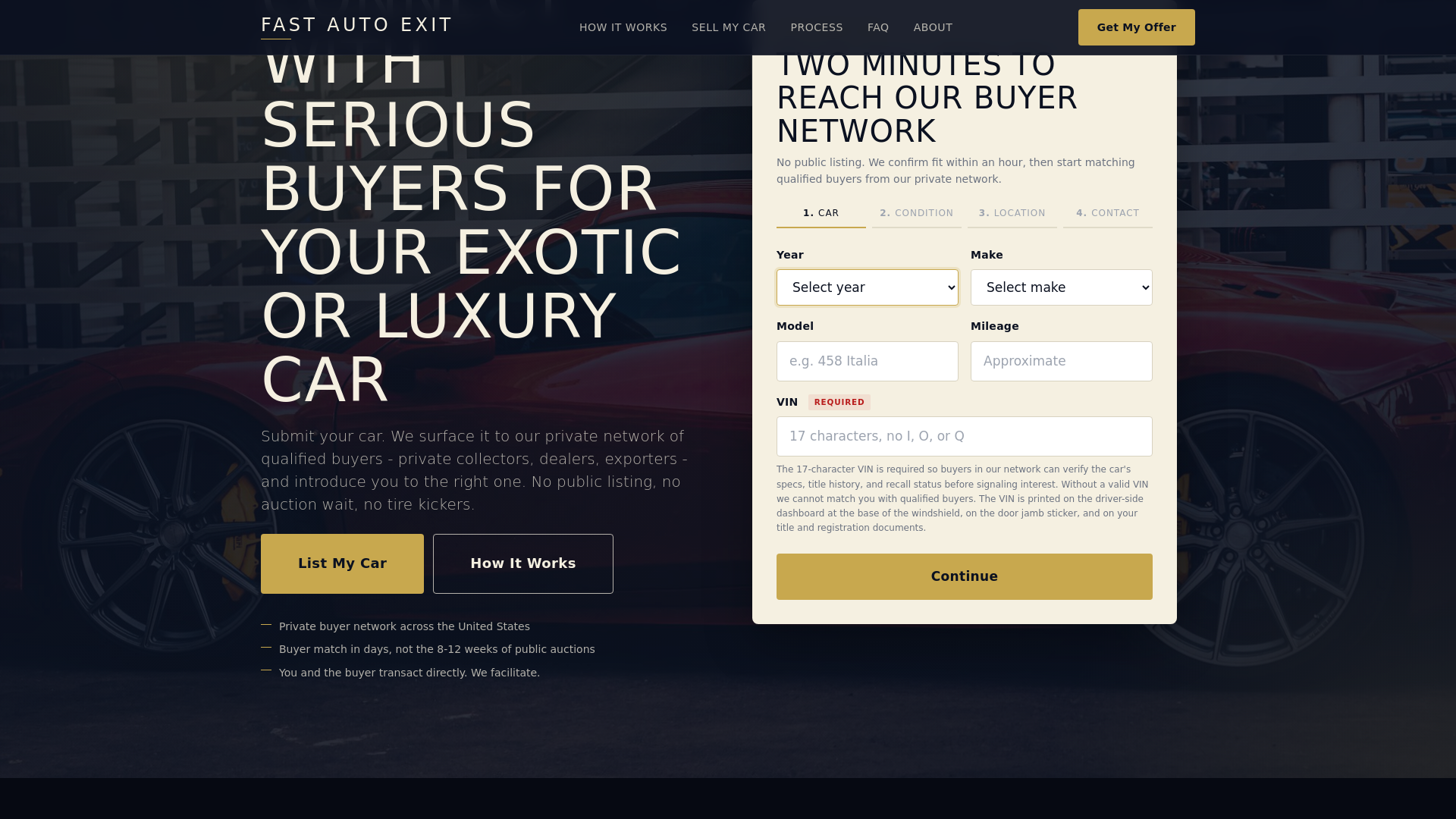 website screenshot of https://fastautoexit.pages.dev/
