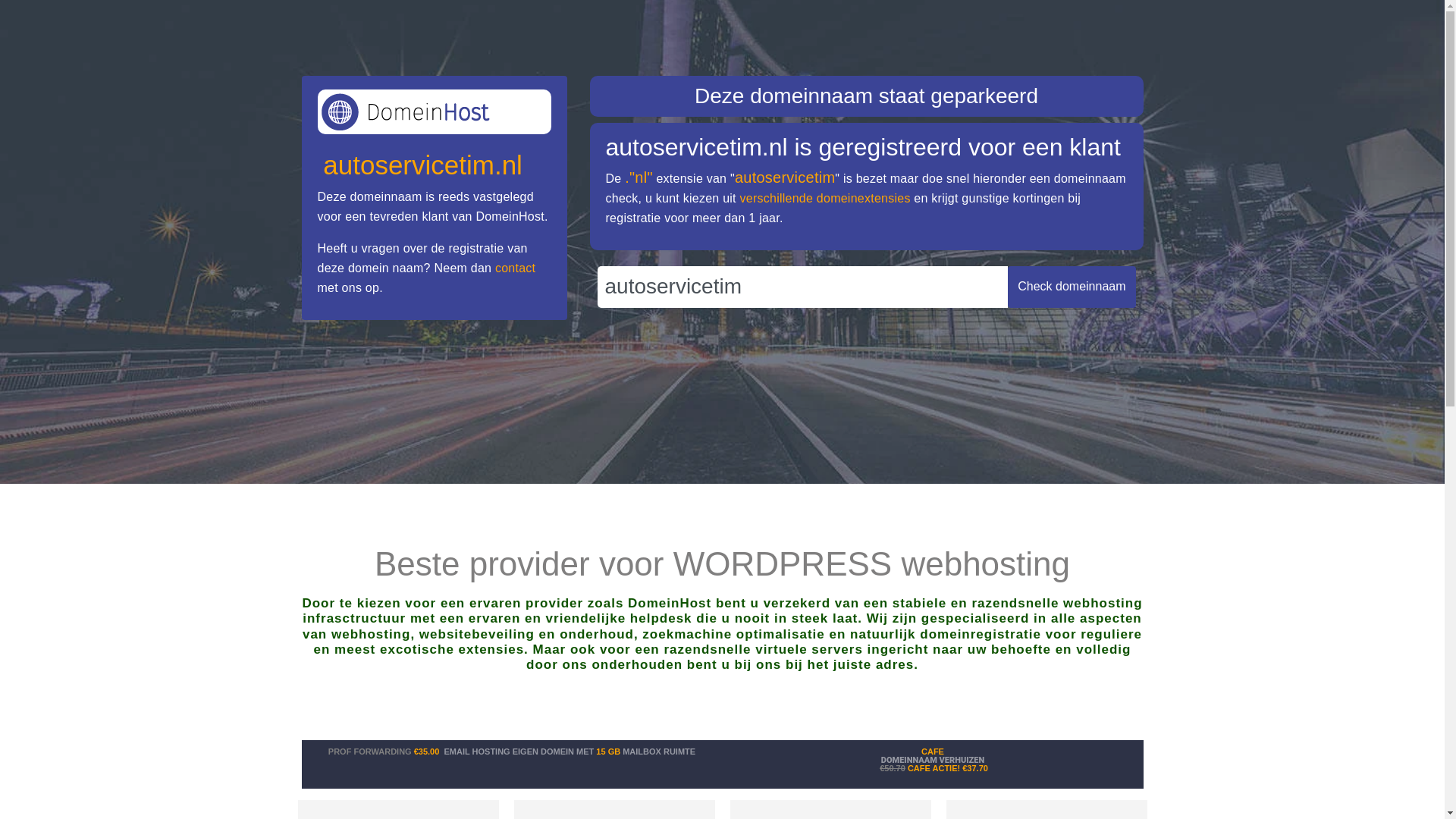 website screenshot of https://autoservicetim.nl/