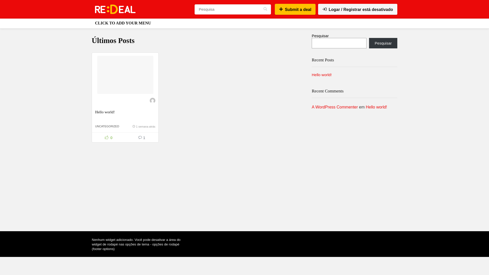 website screenshot of https://espectech.com.br/