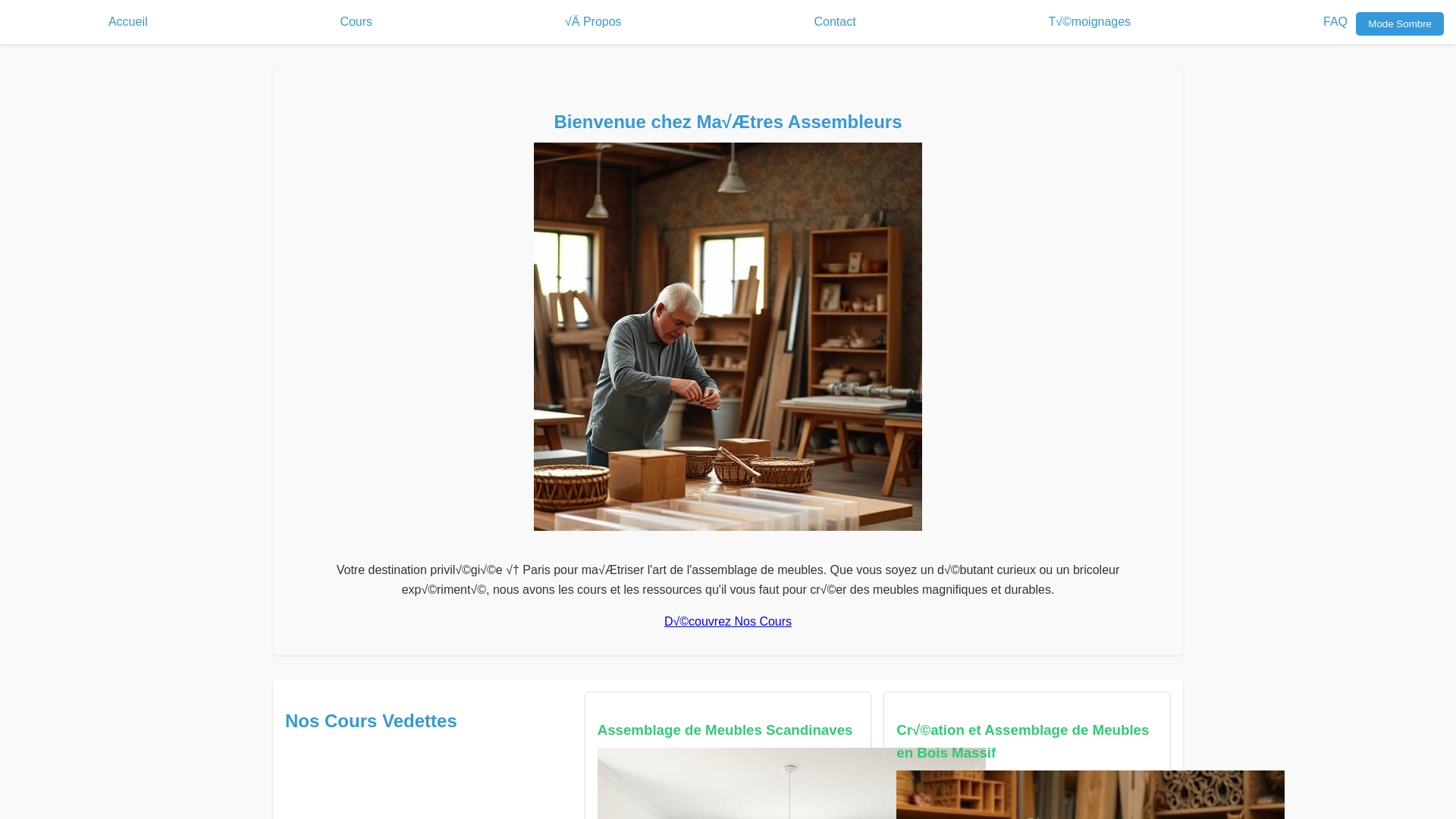 website screenshot of https://mixidetim.pro