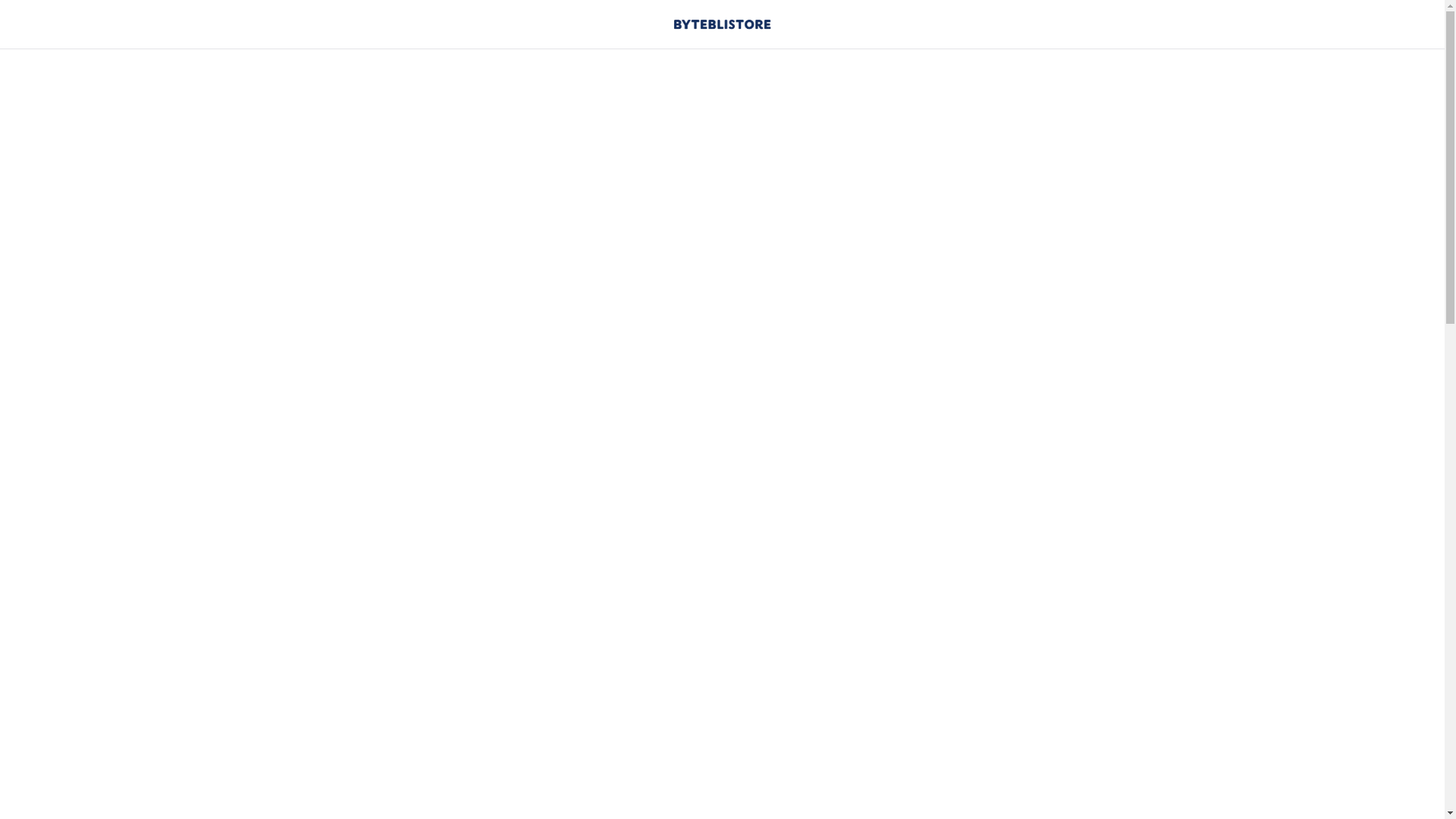 website screenshot of https://byteblistore.com/