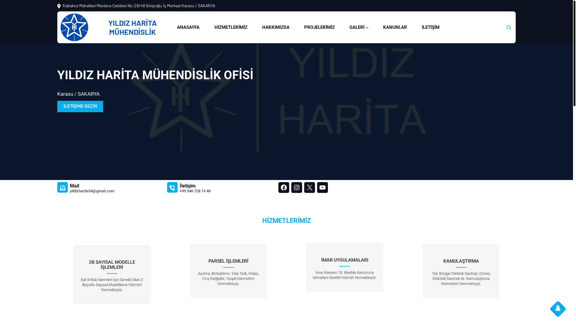 website screenshot of https://yildizharita.tr/